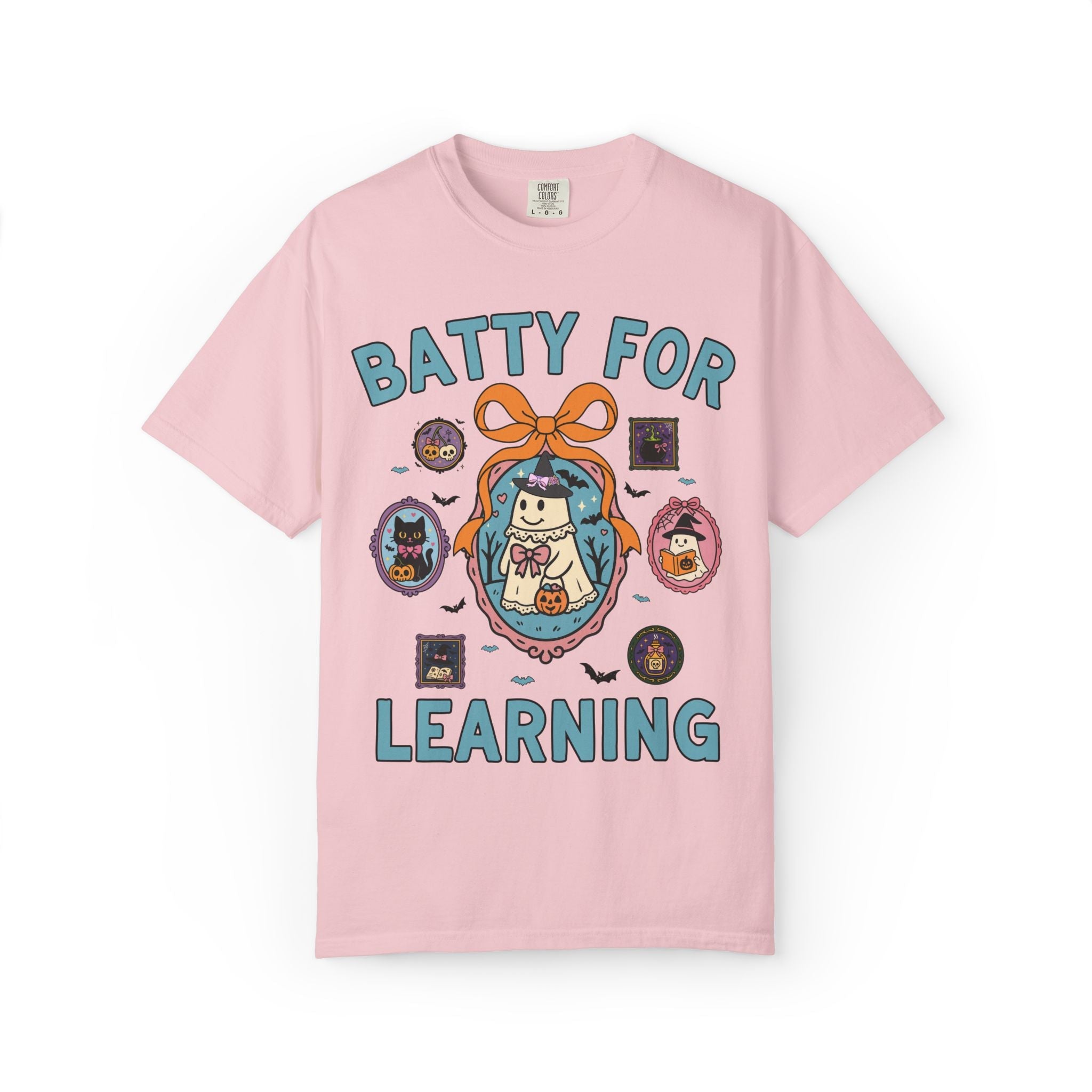 Batty for Learning Halloween Teacher T-Shirt - Opal and June