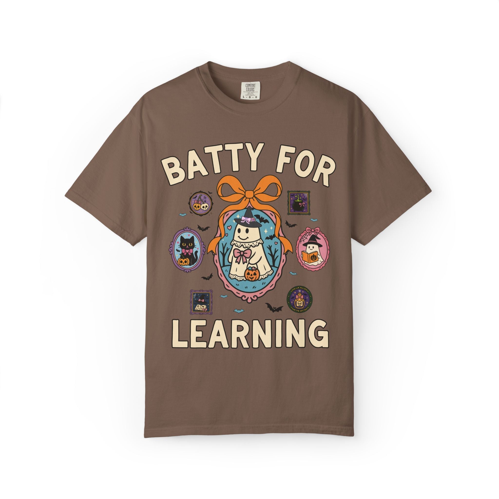 Batty for Learning Halloween Teacher T-Shirt - Opal and June