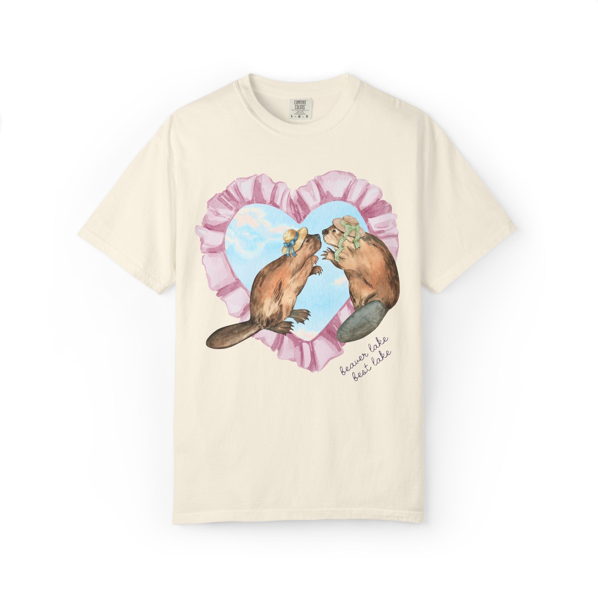 Beaver Lake Best Lake Tee Shirt with Heart: Funny Northwest Arkansas Eureka Springs or Rogers Arkansas Lover Tee for Animal Lover - Opal and June
