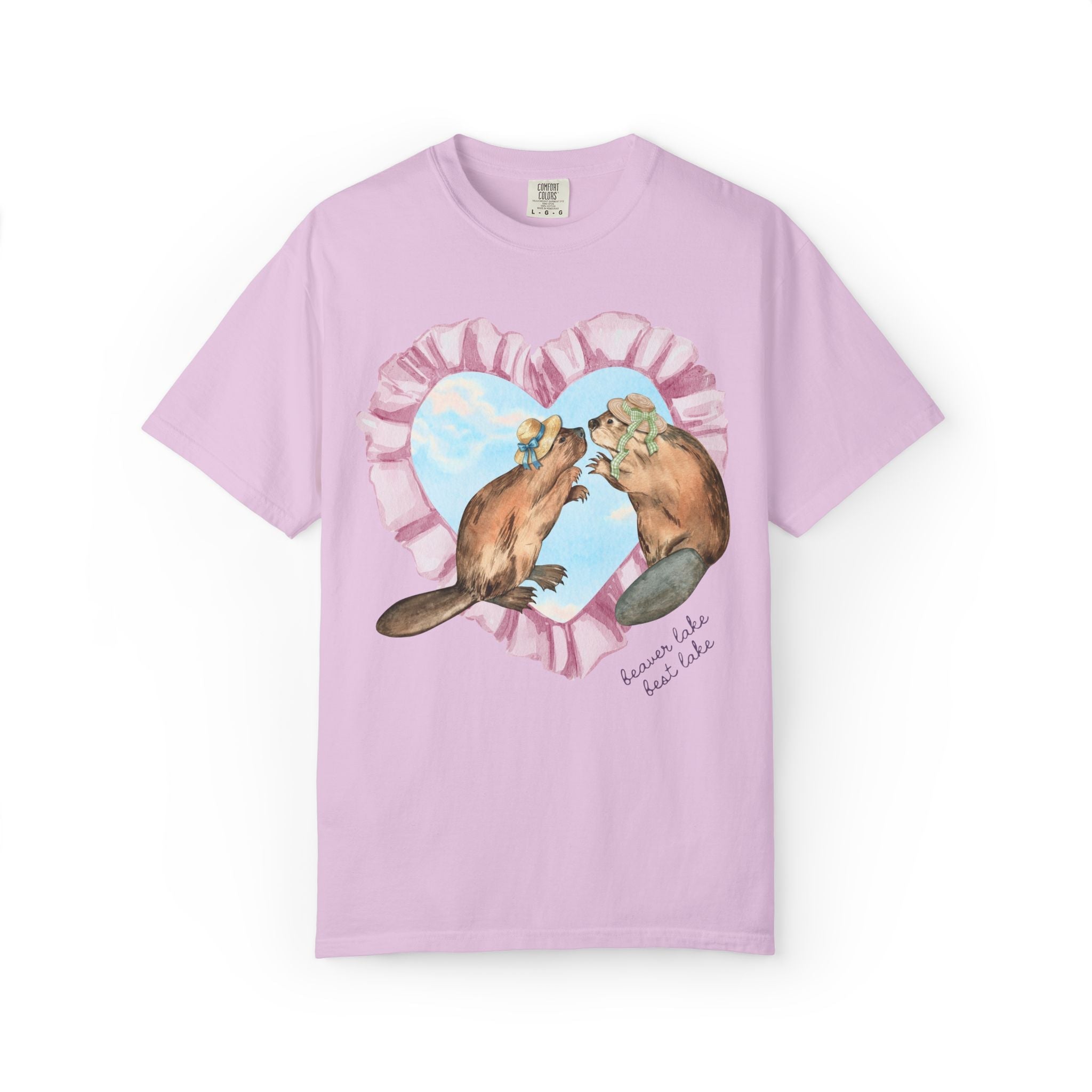 Beaver Lake Best Lake Tee Shirt with Heart: Funny Northwest Arkansas Eureka Springs or Rogers Arkansas Lover Tee for Animal Lover - Opal and June