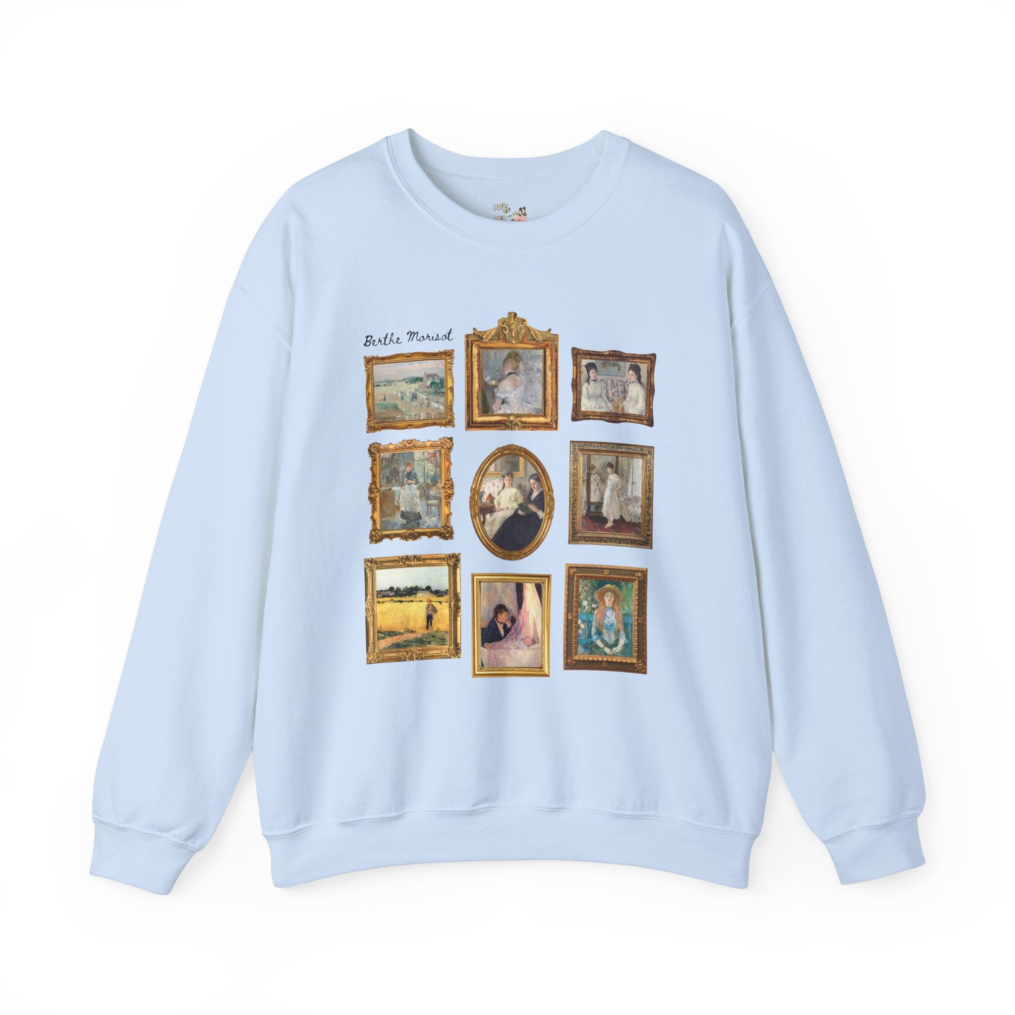 Berthe Morisot Sweatshirt: Famous Paintings, French Impressionist Movement, Gallery Wall Vibes, Humanites Major Gift, Cozy Art History Shirt - Opal and June