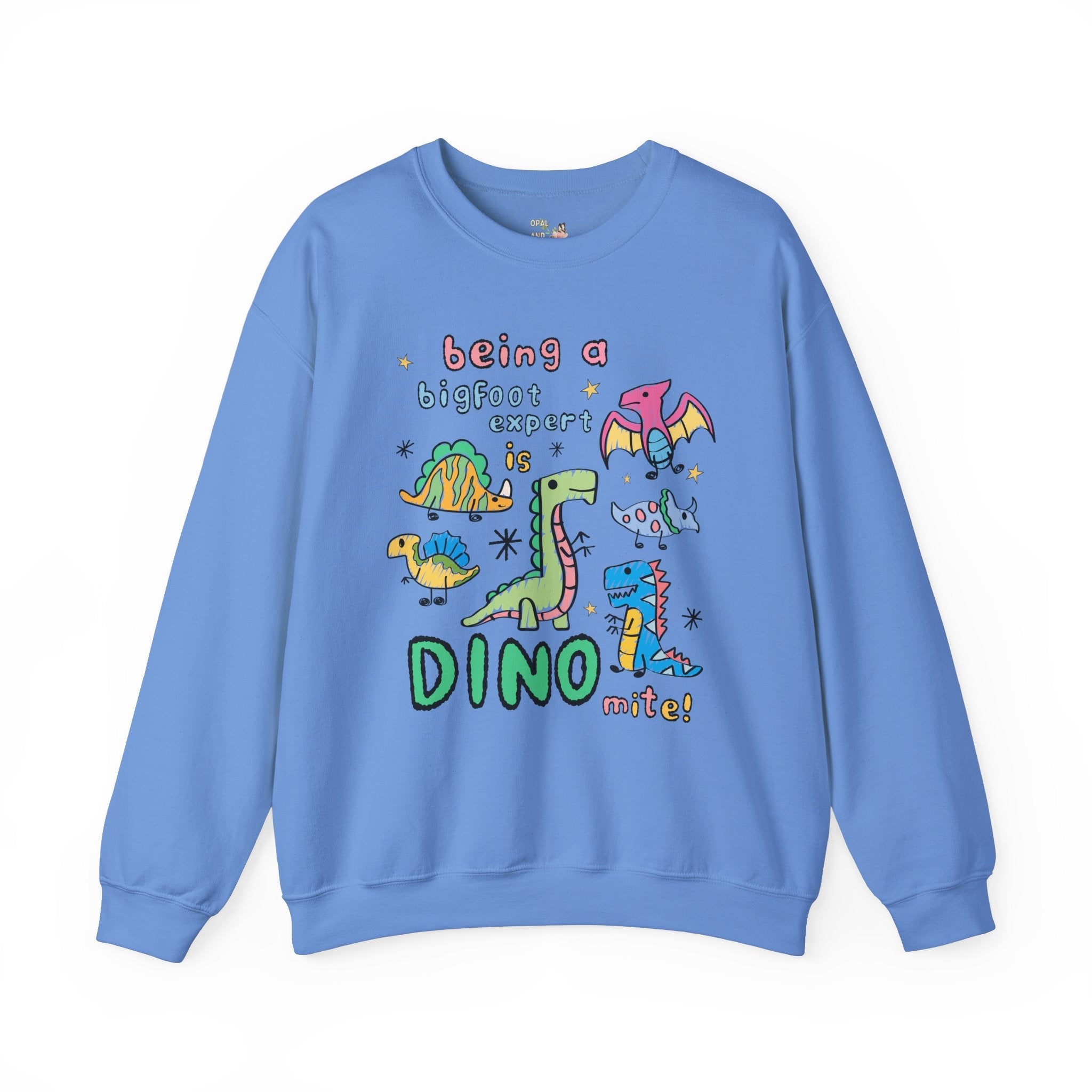 Bigfoot Expert Sweatshirt, Dinosaur Lover Who Loves Sasquatch, Funny Saying Birthday Gift, Mythical Creature, Famous American Folklore Shirt - Opal and June