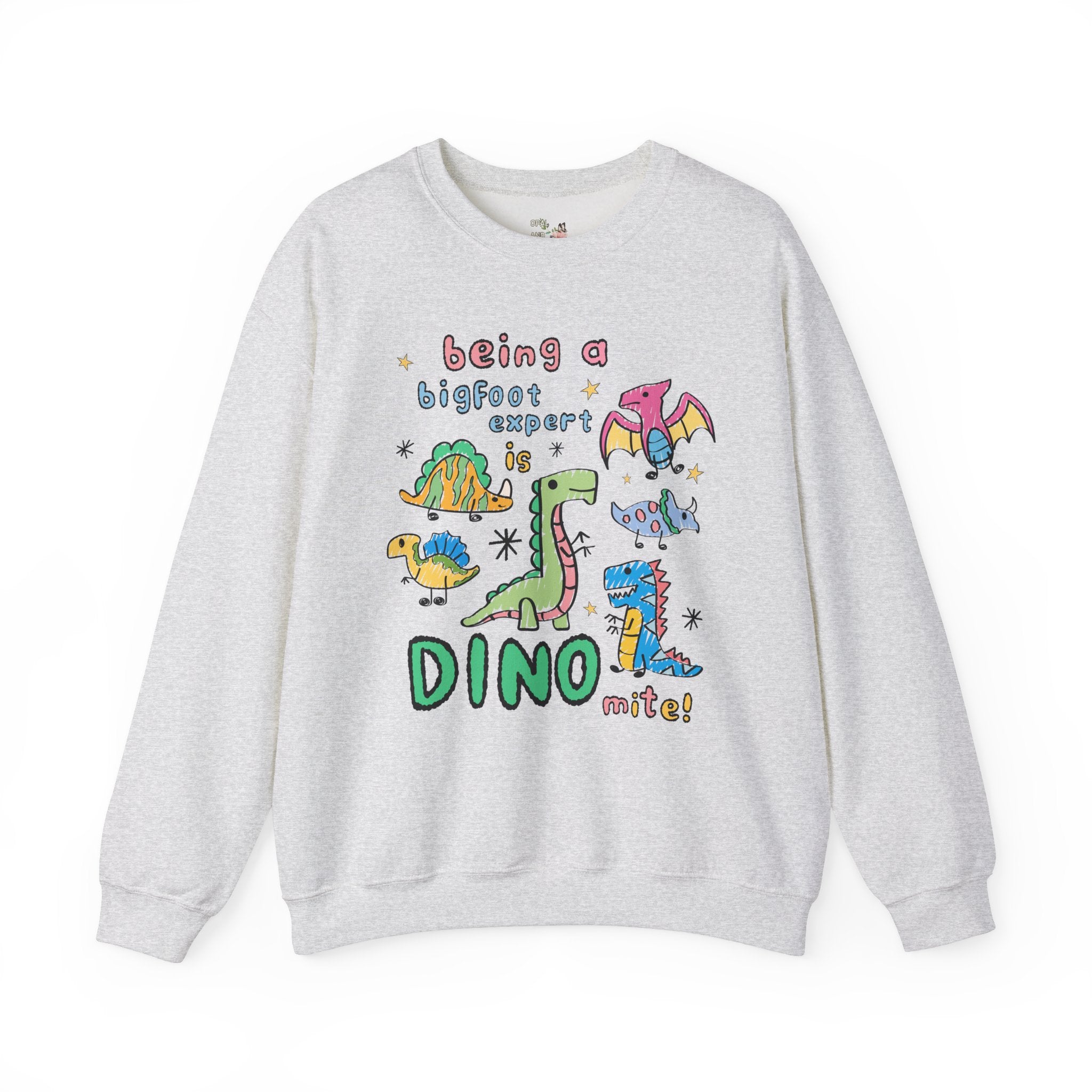 Bigfoot Expert Sweatshirt, Dinosaur Lover Who Loves Sasquatch, Funny Saying Birthday Gift, Mythical Creature, Famous American Folklore Shirt - Opal and June