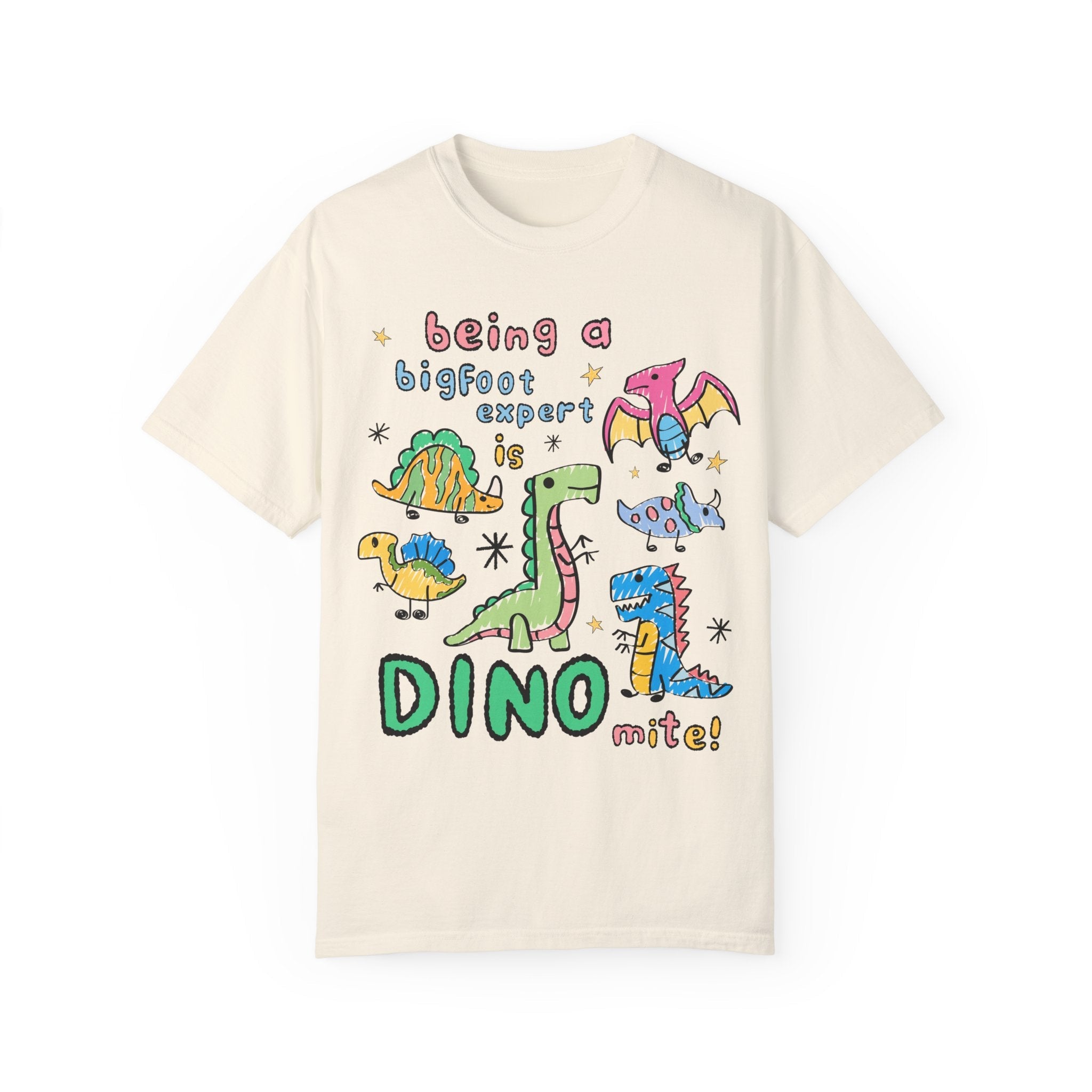 Bigfoot Expert Tee Shirt for Dinosaur Lover Who Loves Sasquatch, Funny Saying Birthday Gift, Mythical Creature, Famous American Folklore Tee - Opal and June
