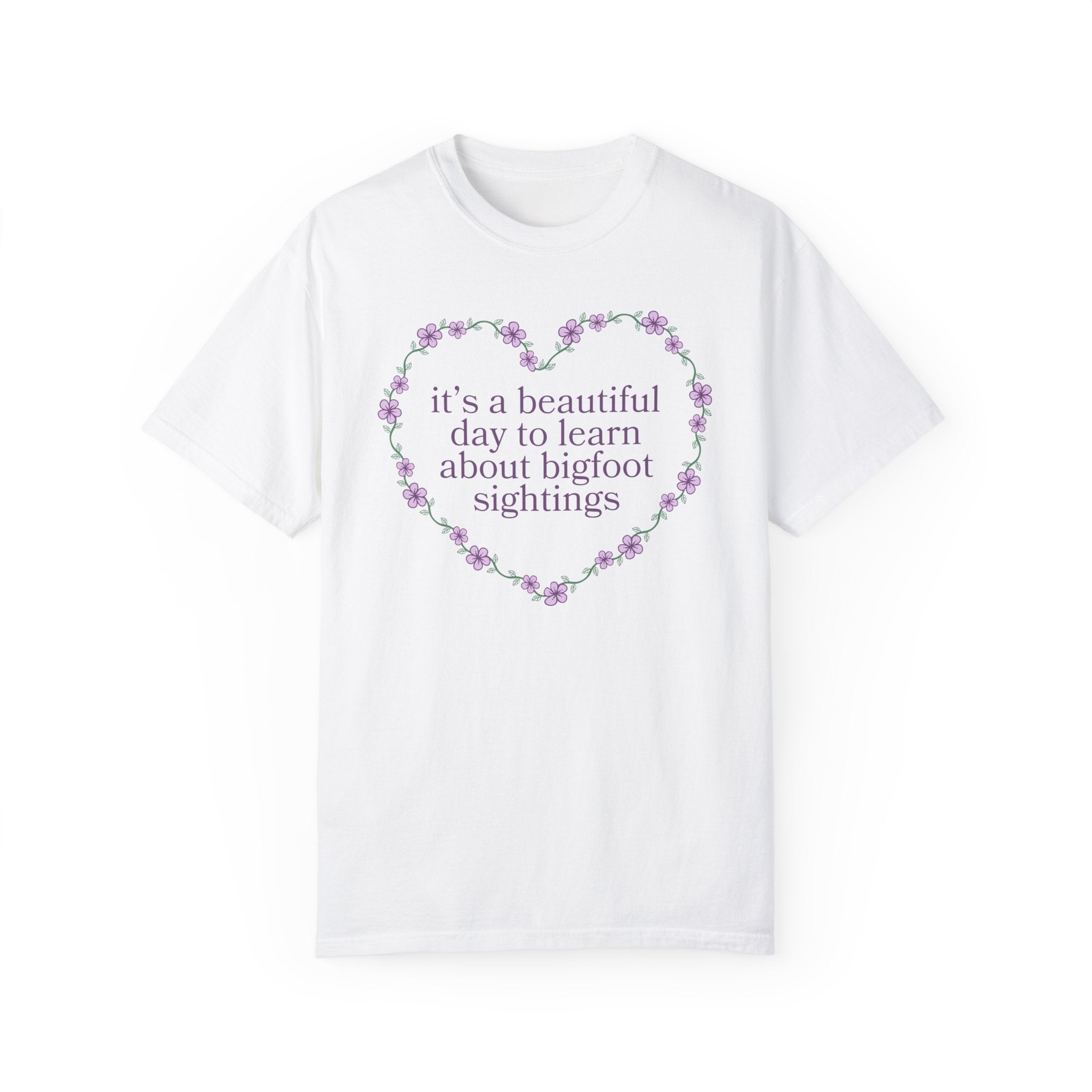 Bigfoot Sightings Tee Shirt for Mom Who Loves Sasquatch, Funny Saying T-Shirt, Mythical Creature, Famous American Folklore Gift for Daughter - Opal and June