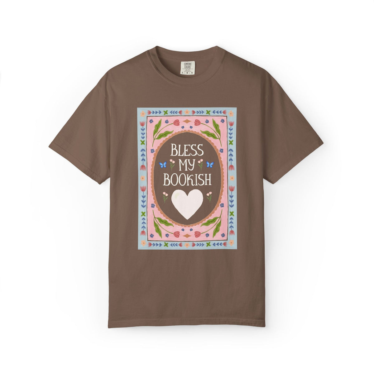 Bless My Bookish Heart Book Lover T-Shirt for Romance Reader or Classic Literature Bookworm, Cute School Librarian or Fantasy Reader Gift - Opal and June