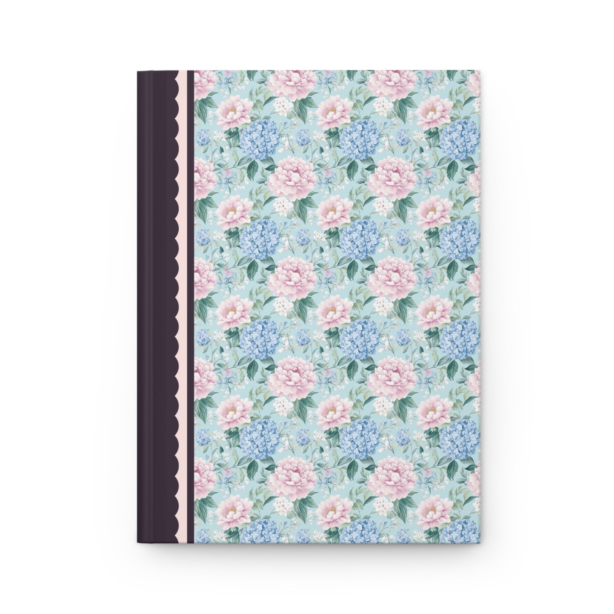 Blue Floral Cottagecore Notebook - Opal and June