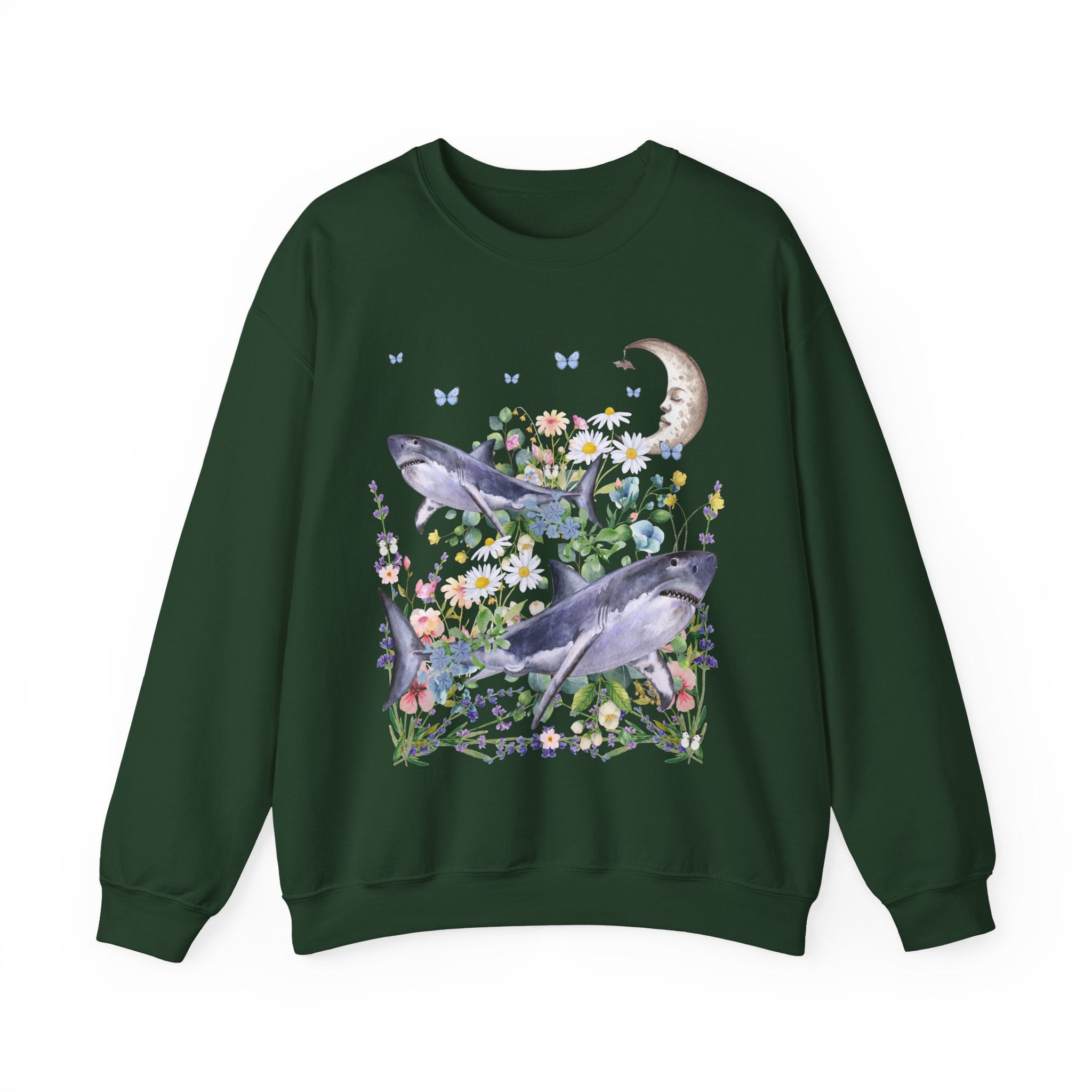 Boho Floral Shark Sweatshirt - Opal and June