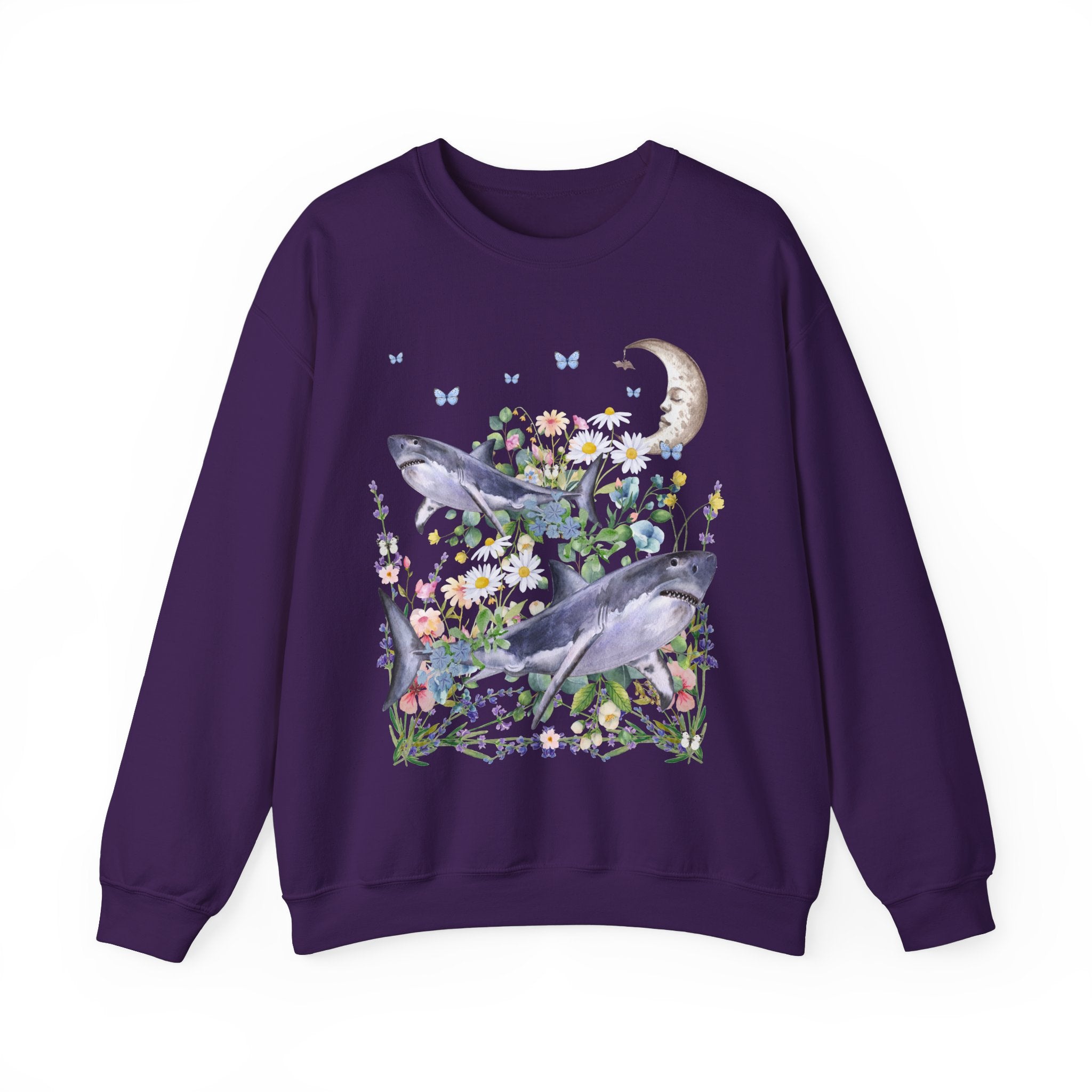 Boho Floral Shark Sweatshirt - Opal and June