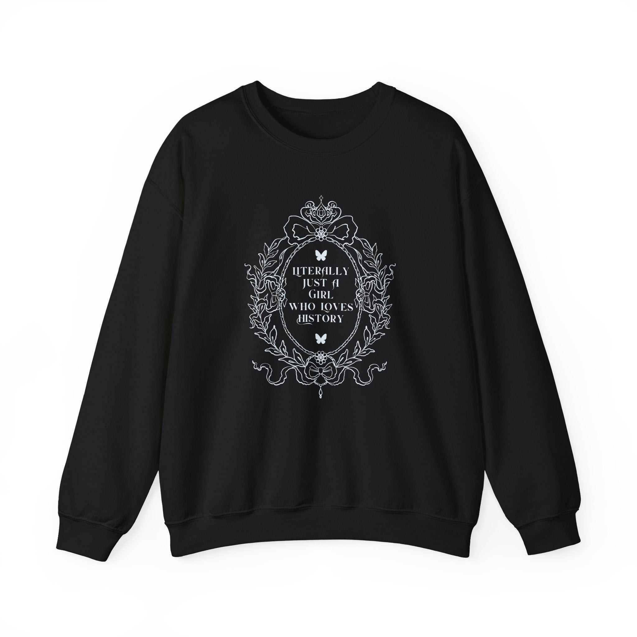 Boho History Lover Sweatshirt with Butterflies - Opal and June