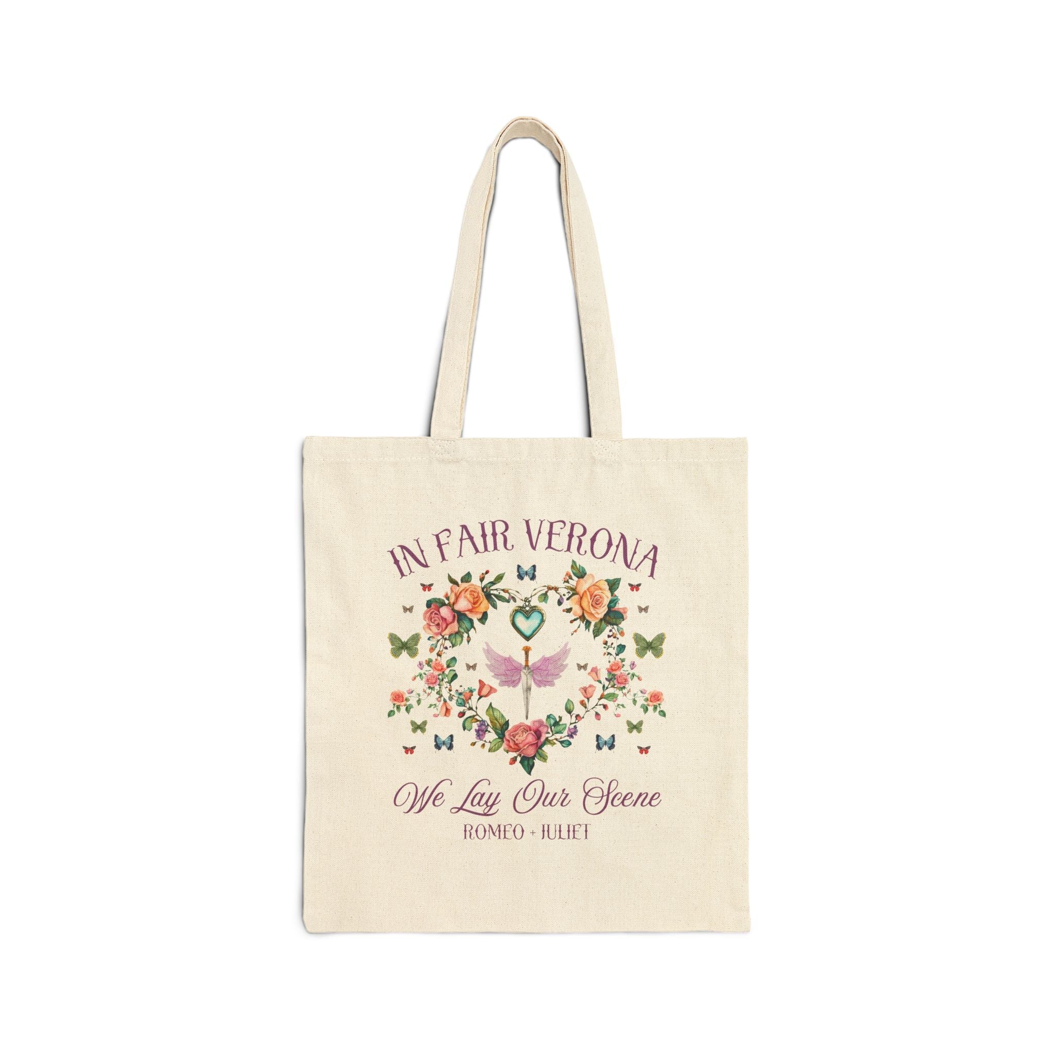 Boho William Shakespeare Tote Bag for English Professor or Literature Major - Opal and June