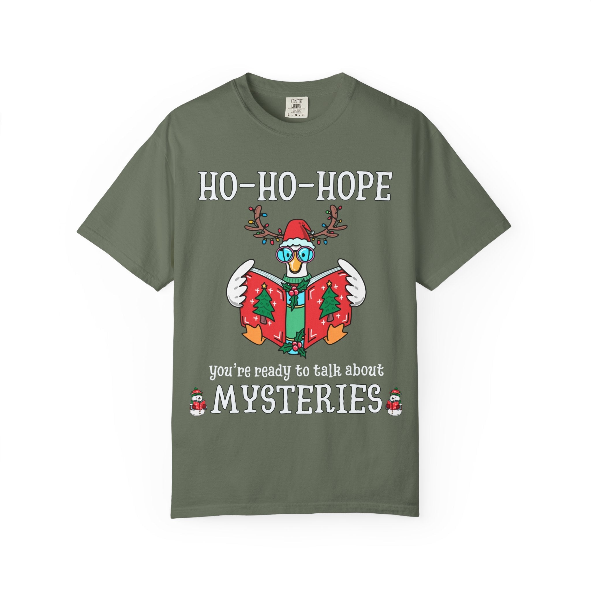 Book Lover Christmas Matching Tee Shirts for School Librarians, Reading Teacher, English Literature Professor, High School ELA Department - Opal and June