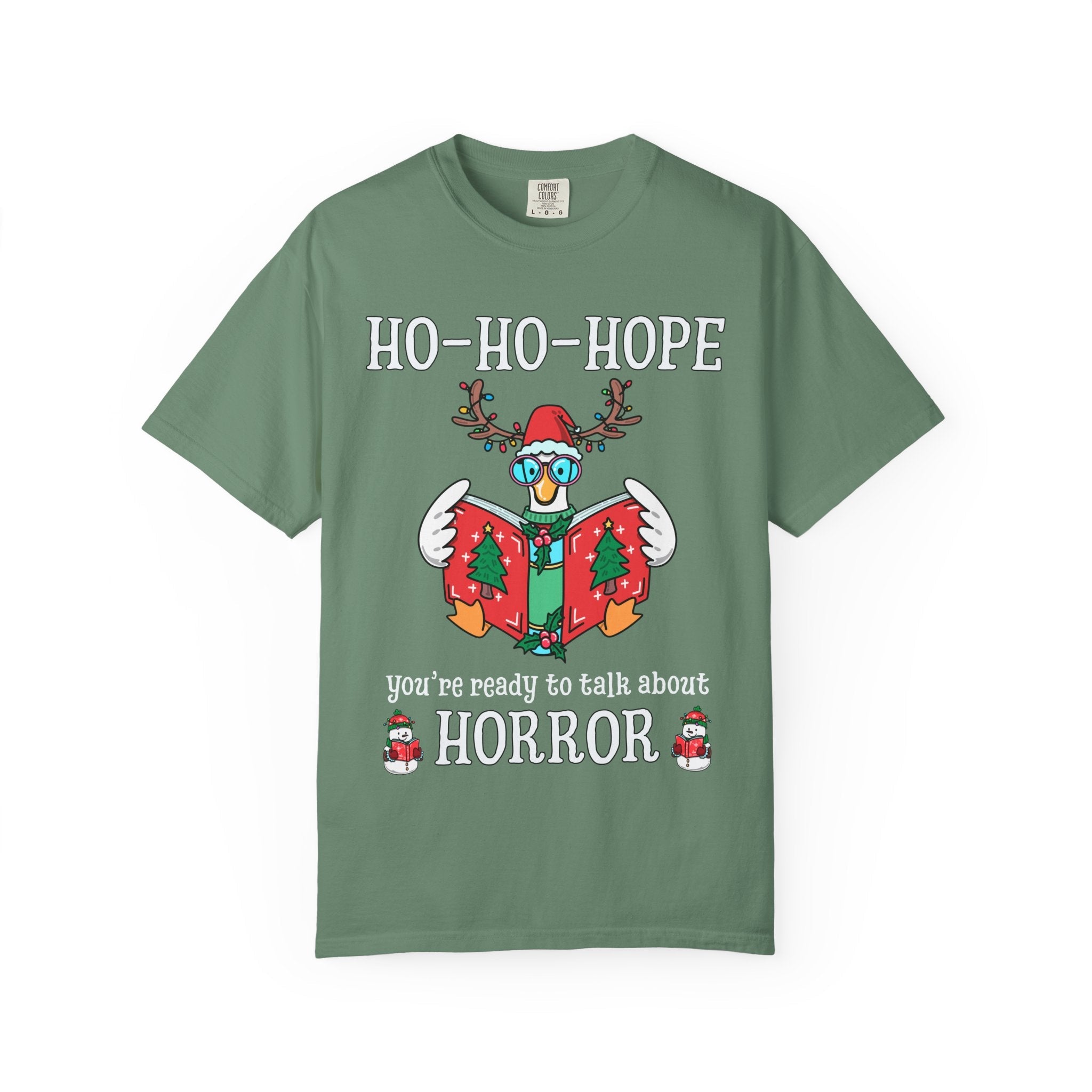 Book Lover Christmas Matching Tee Shirts for School Librarians, Reading Teacher, English Literature Professor, High School ELA Department - Opal and June