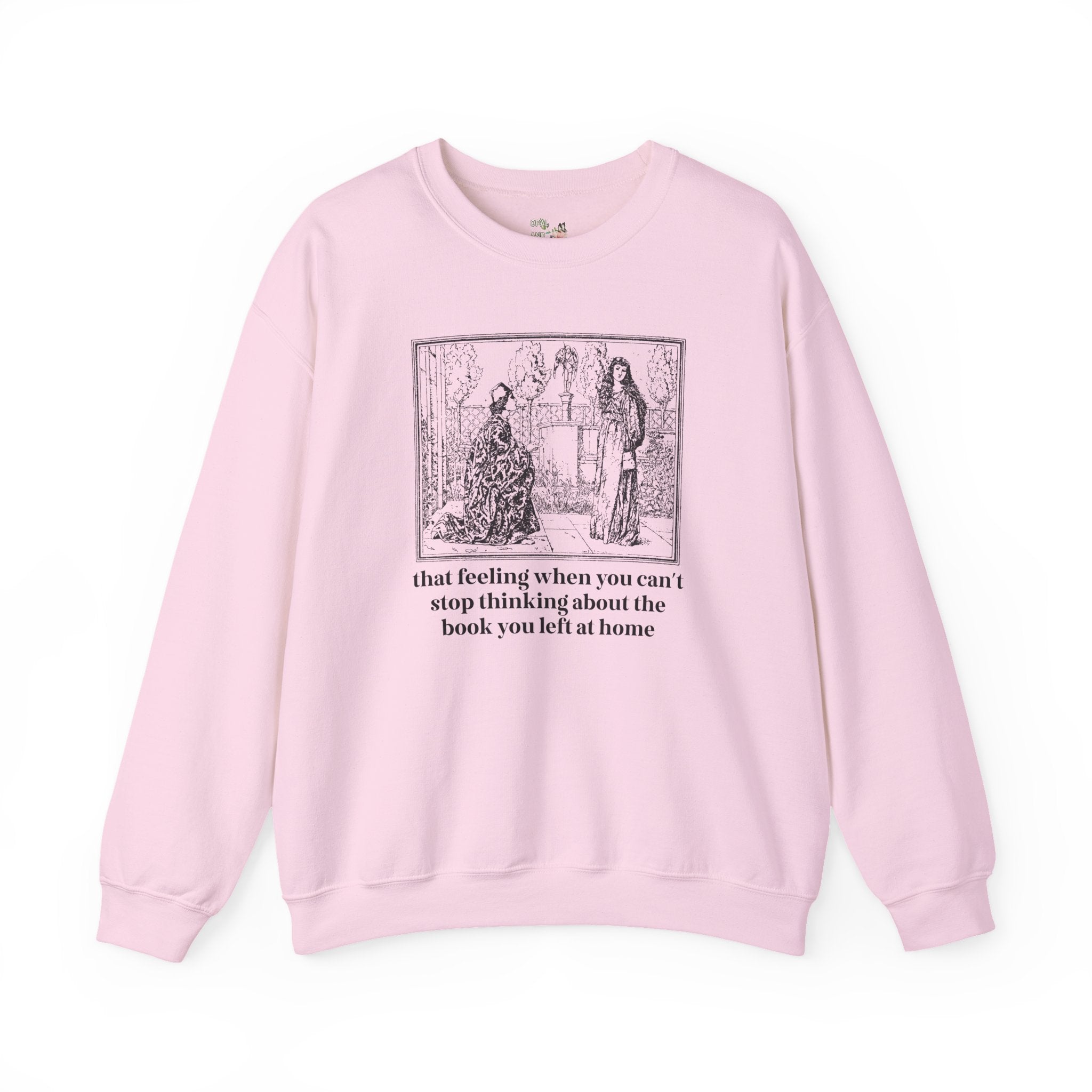 Book Lover Funny Saying Sweatshirt, Romance Reader or Librarian, Silly Bookish Shirt with Vintage Aesthetic, Funny Sarcastic Bookworm Gift - Opal and June