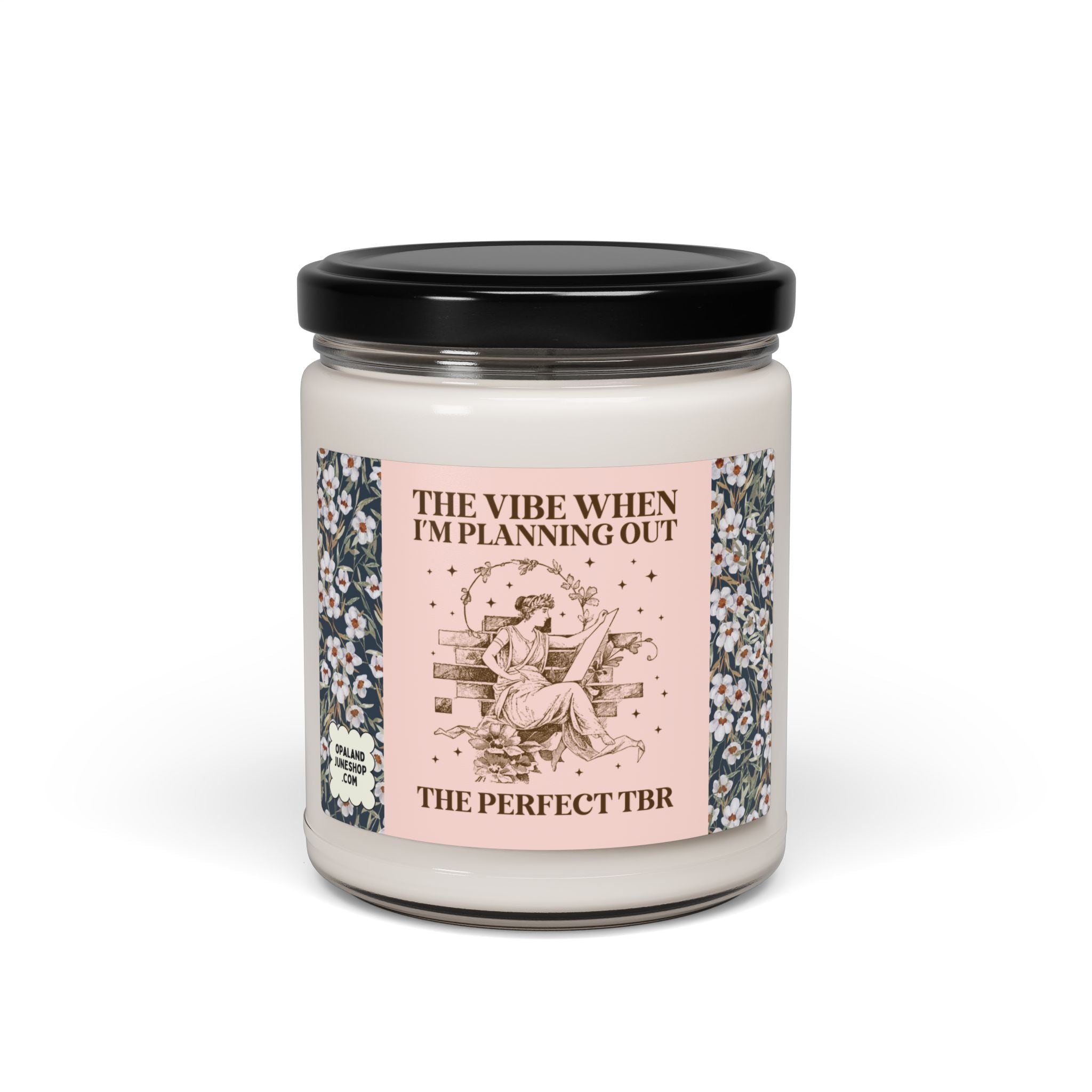 Book Lover Gift Idea for Bookworm, Silly TBR Reading Candle for Librarian or Romance Reader, Cute Bookish Gift for Mom or Friend Who Reads - Opal and June