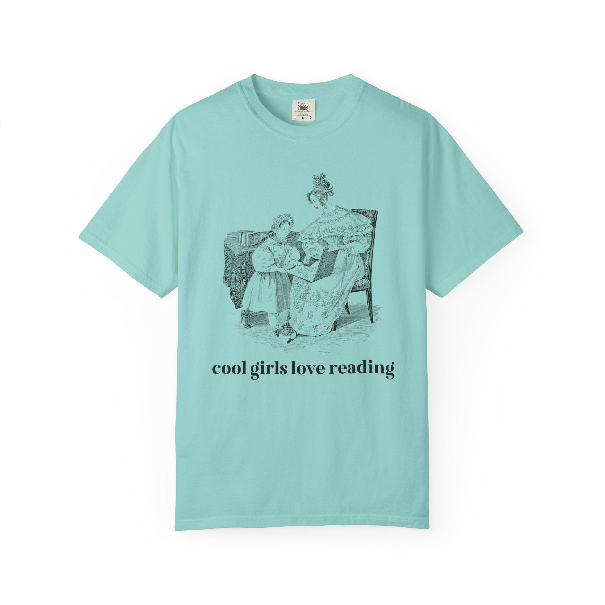 Book Lover Gift Idea for Librarian or Mom Teaching Daughter to Read: Cool Girls Love Reading, Sweet Bookish Gift for Bookworm, Moms who Read - Opal and June