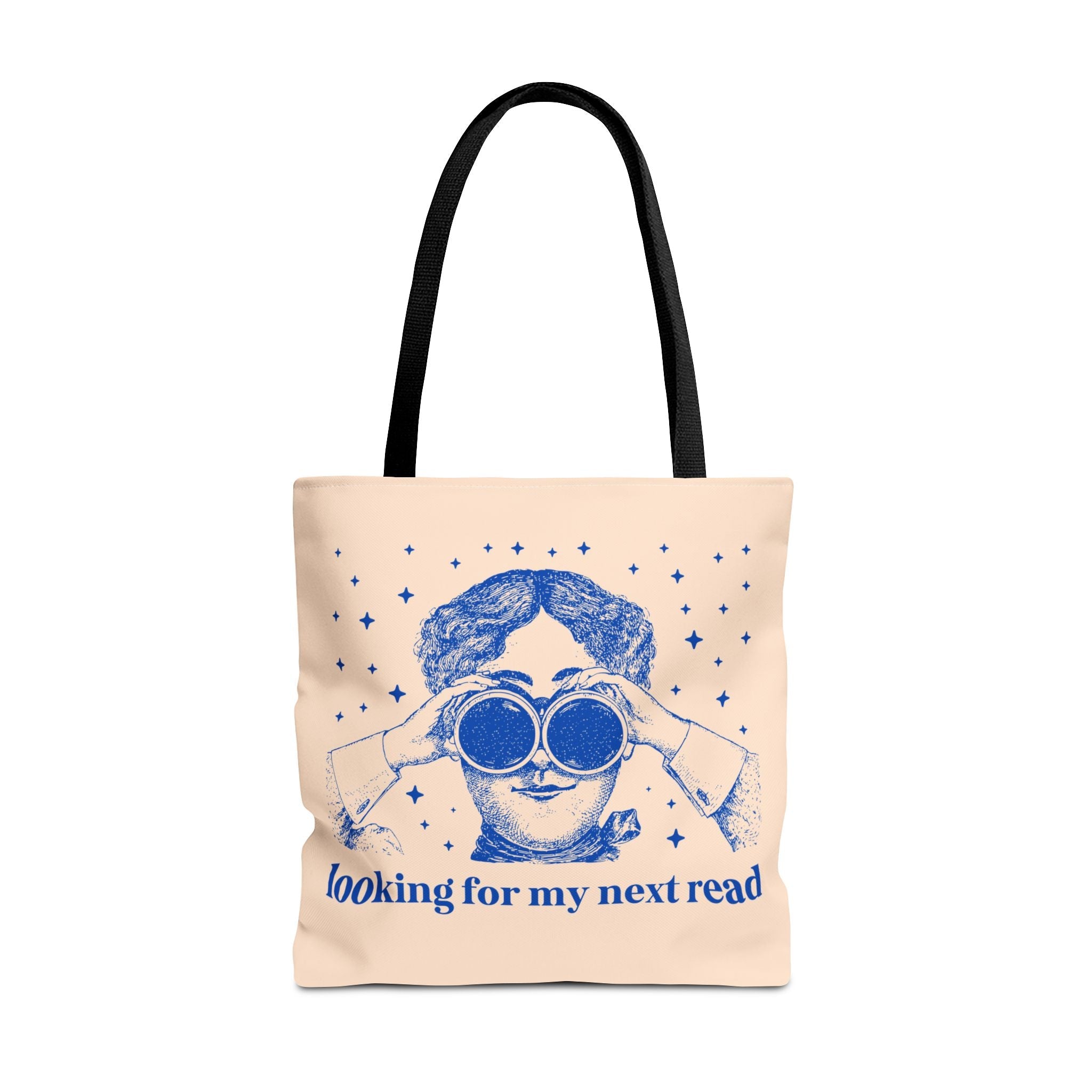 Book Lover Gift Idea for Romance Reader or Classic Literature Major: Looking for My Next Read, Funny Sarcastic Librarian or Bookworm Tote - Opal and June