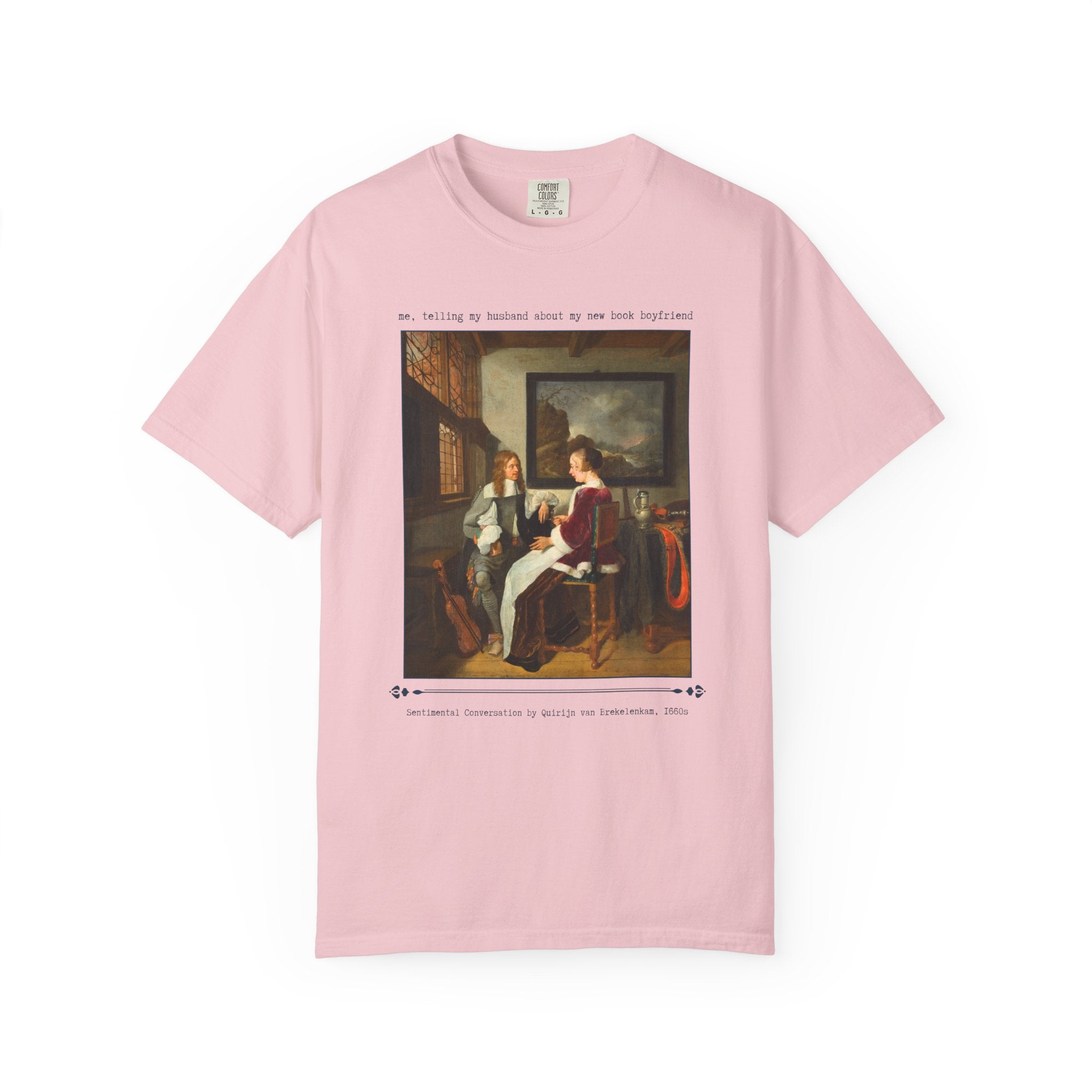 Book Lover Gift Idea for Romance Reader Who Loves Fantasy Romance, Silly Bookish Gift for Wife Who Loves Books, Quirijn van Brekelenkam Art - Opal and June