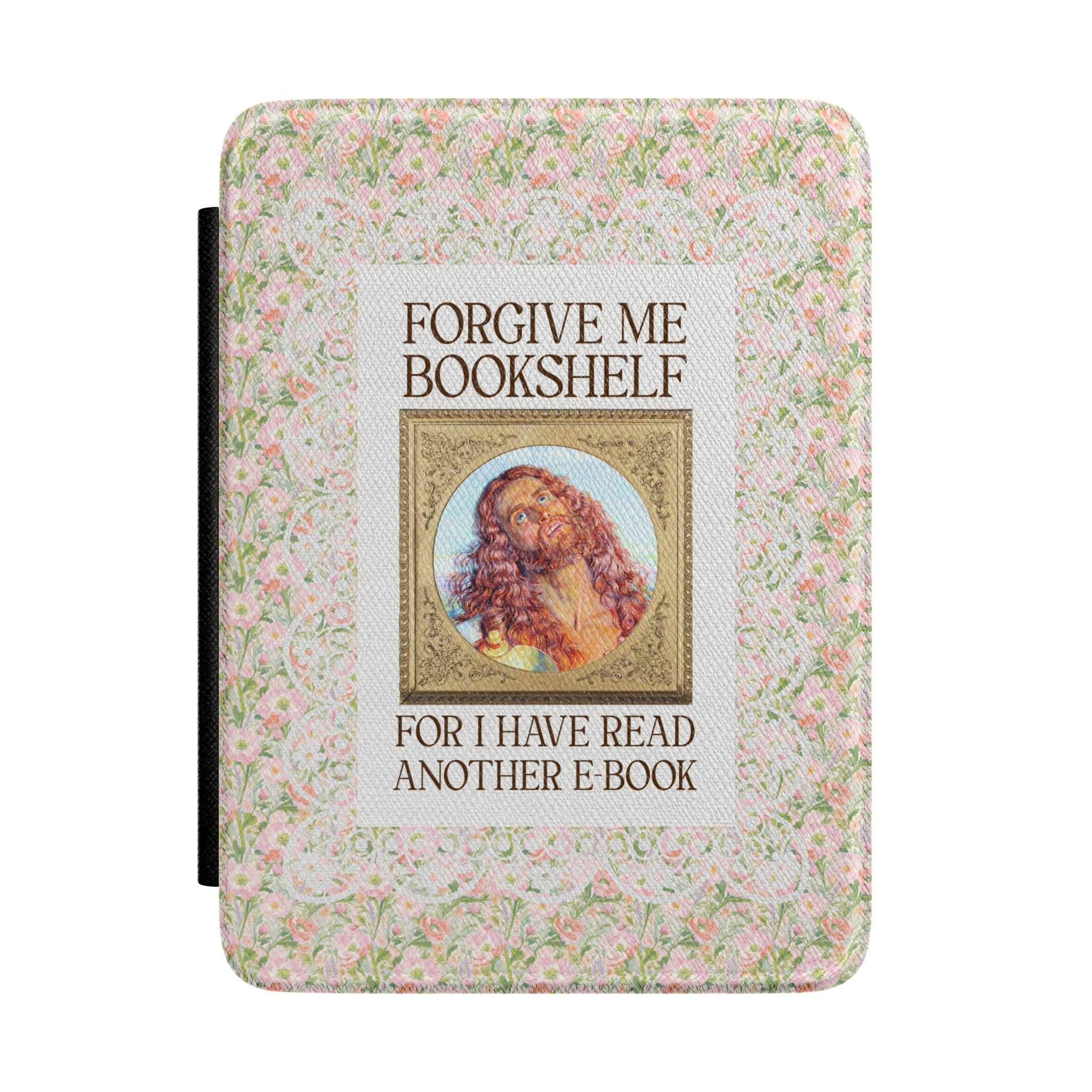 Bookish Art History E-Reader Case Compatible with Kindle, Cute Historical Romance Reader Gift for Bookworm, Soft Girl Style Maximalist - Opal and June