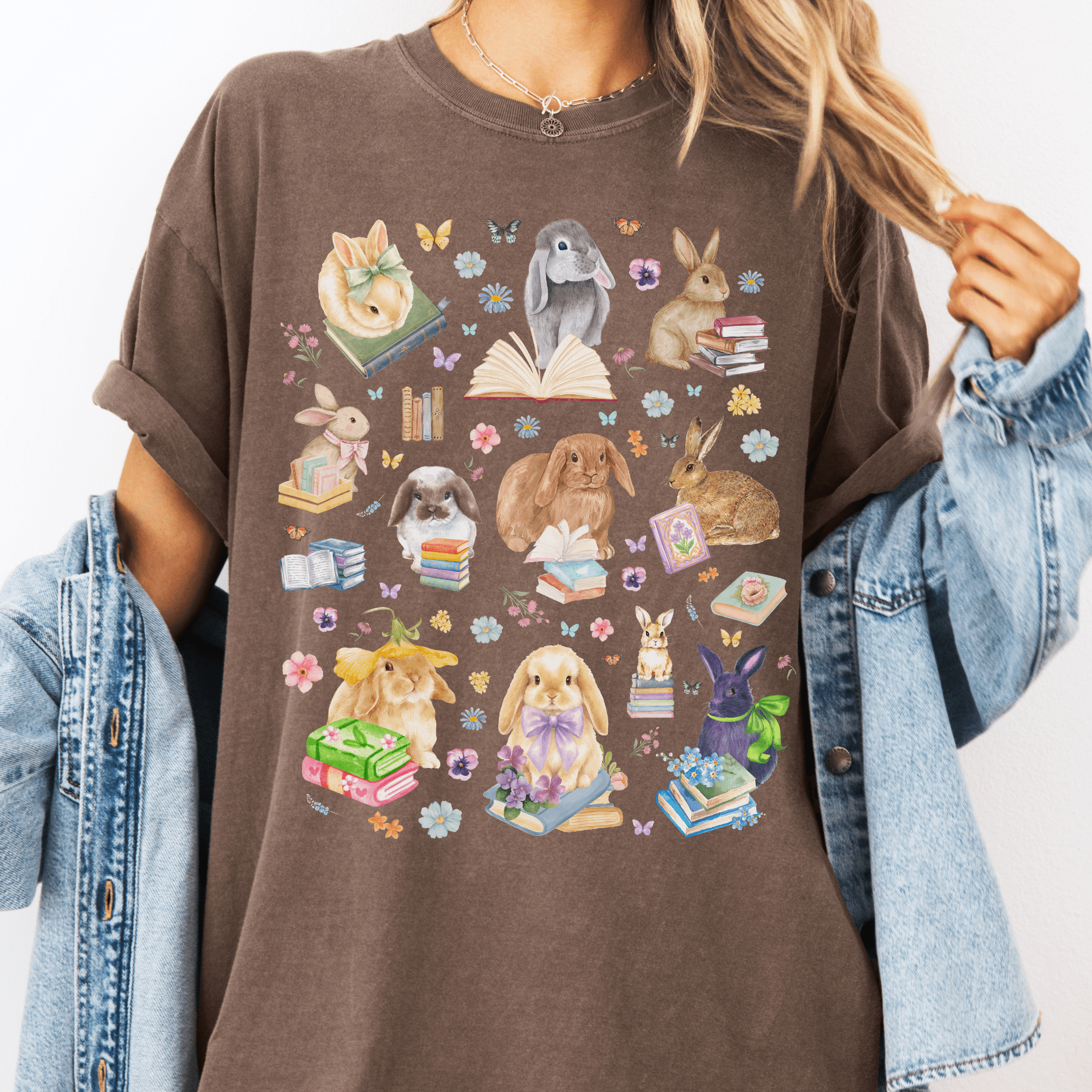 Bookish Bunny T-Shirt - Opal and June