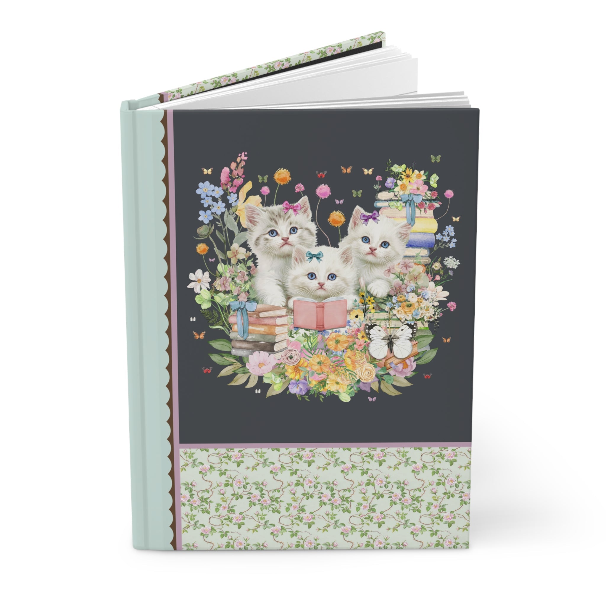 Bookish Cat Lover Journal - Opal and June