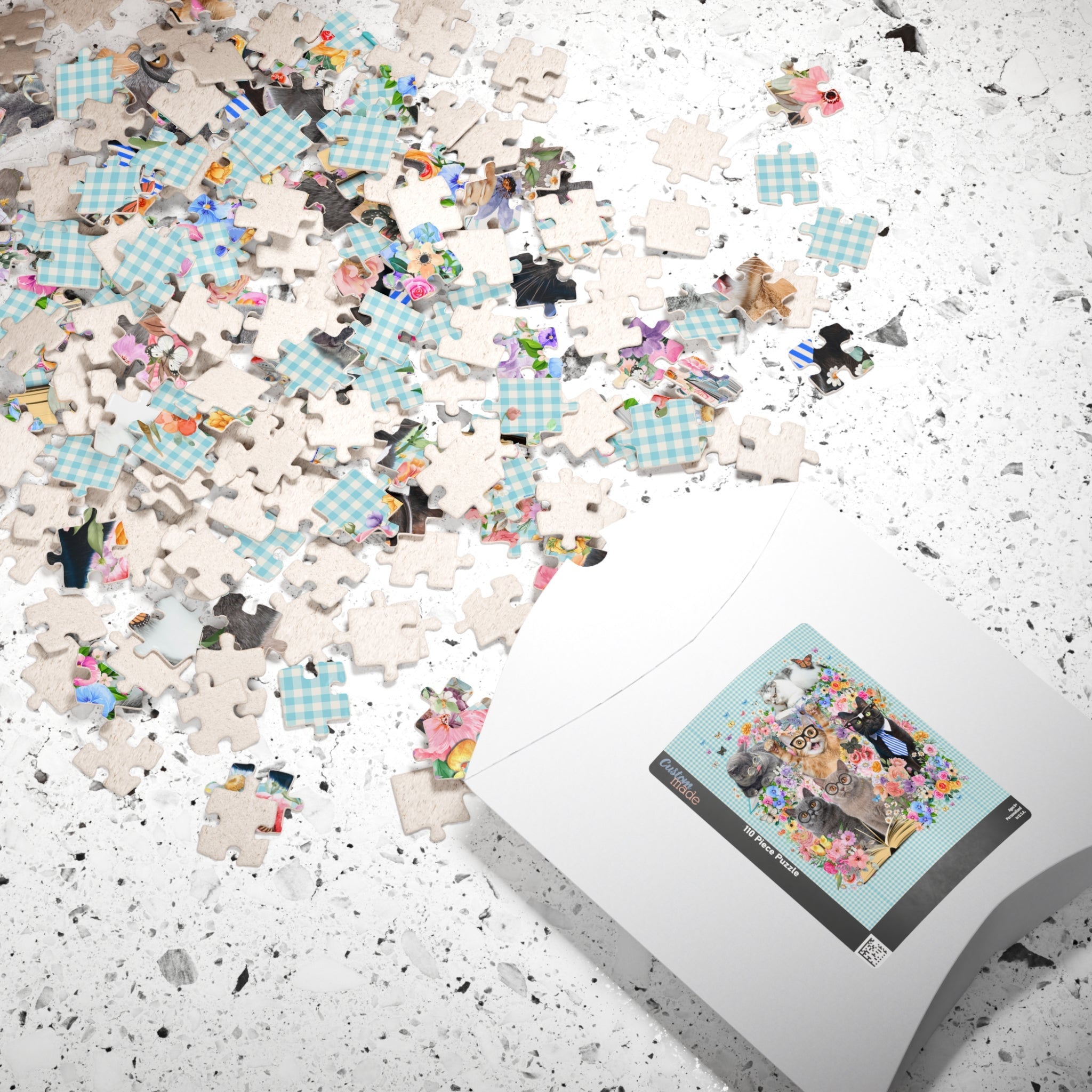 Bookish Cat Teacher Puzzle - Opal and June