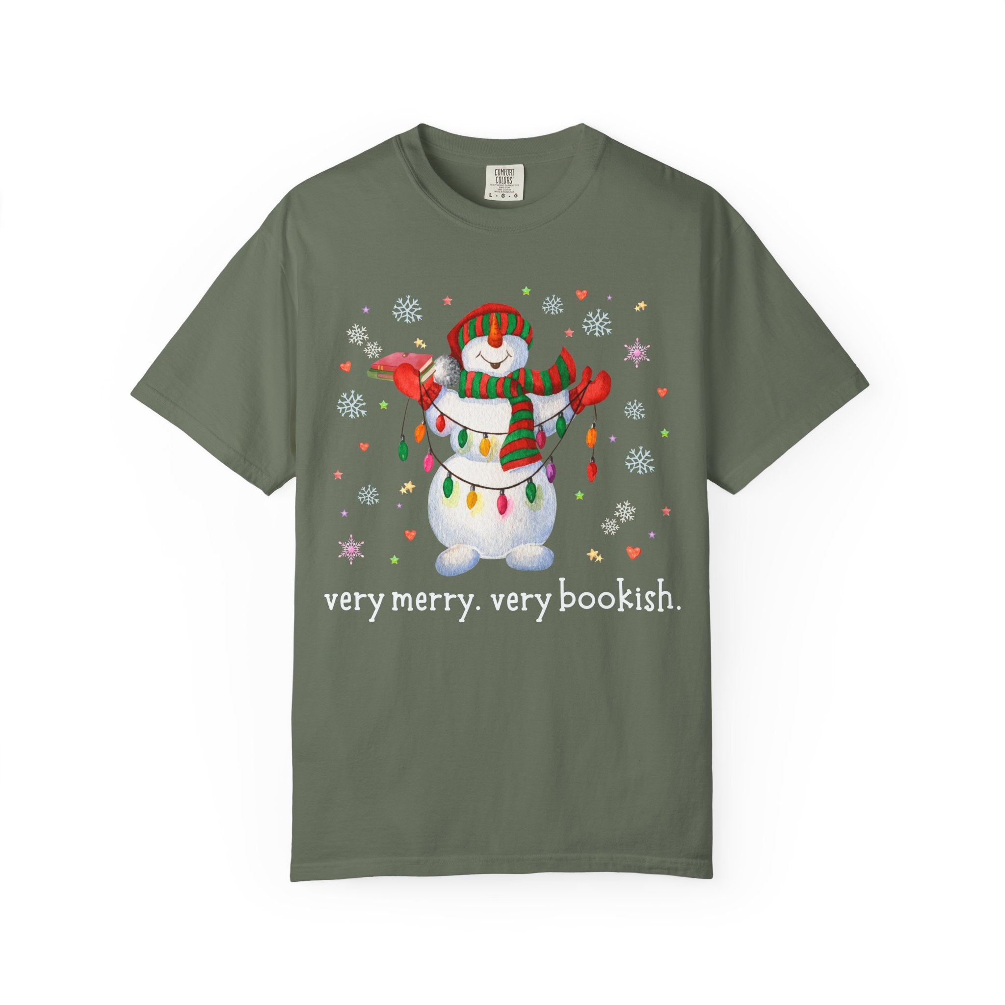 Bookish Christmas Tee Shirt - Opal and June