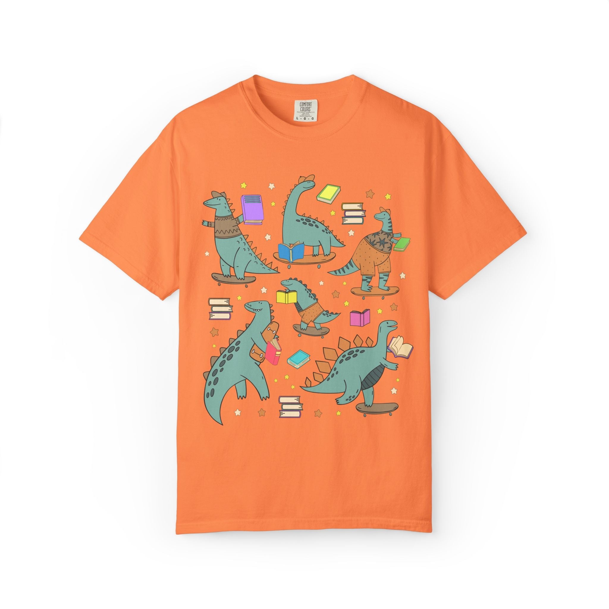 Bookish Dinosaur Animal Lover Tee - Opal and June