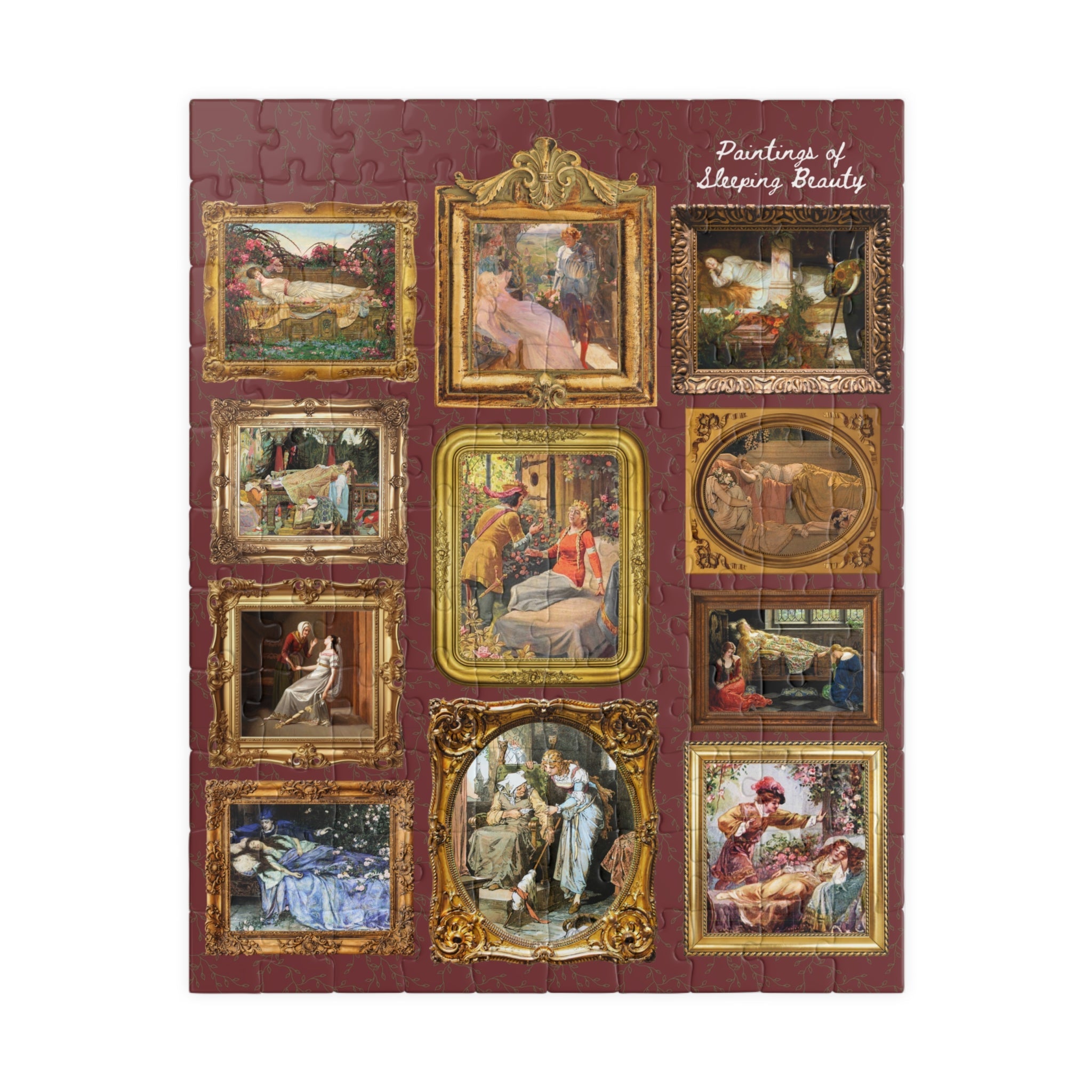 Bookish Fairy Tale Art History Puzzle: Paintings of Sleeping Beauty - Opal and June