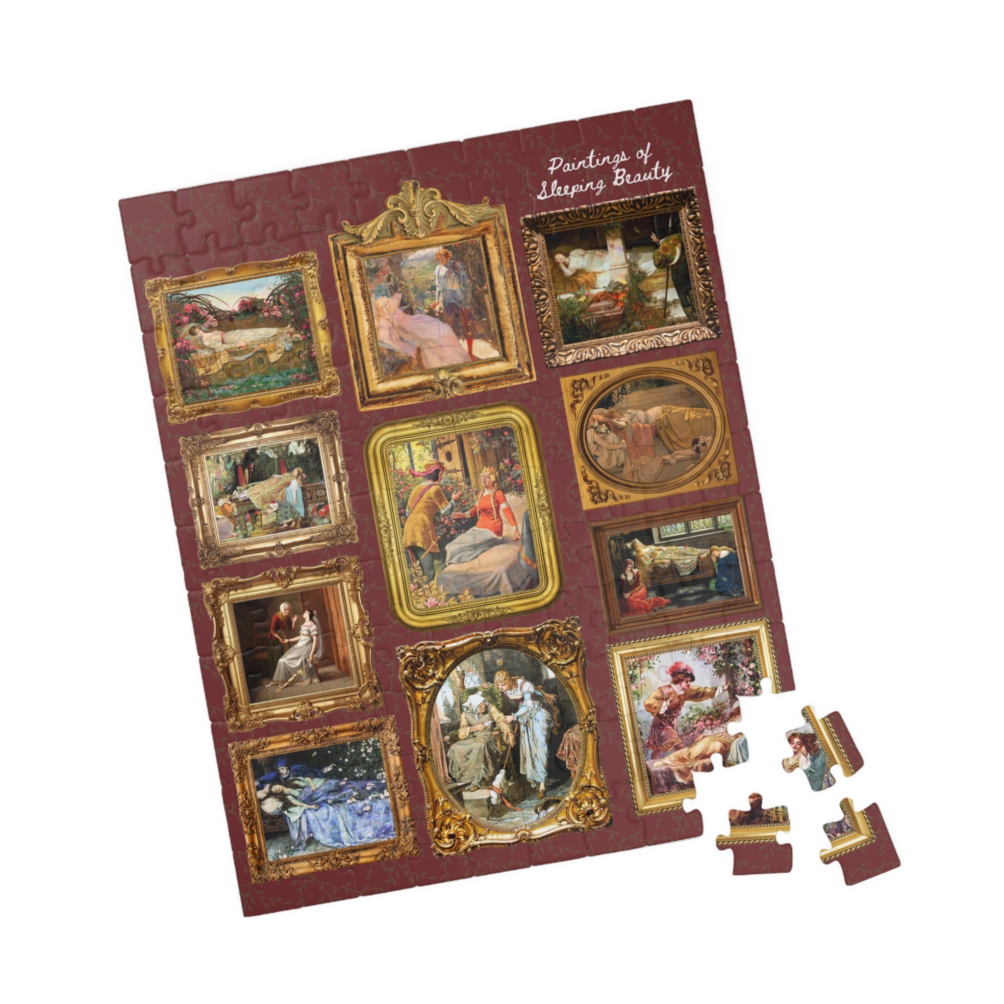 Bookish Fairy Tale Art History Puzzle: Paintings of Sleeping Beauty - Opal and June