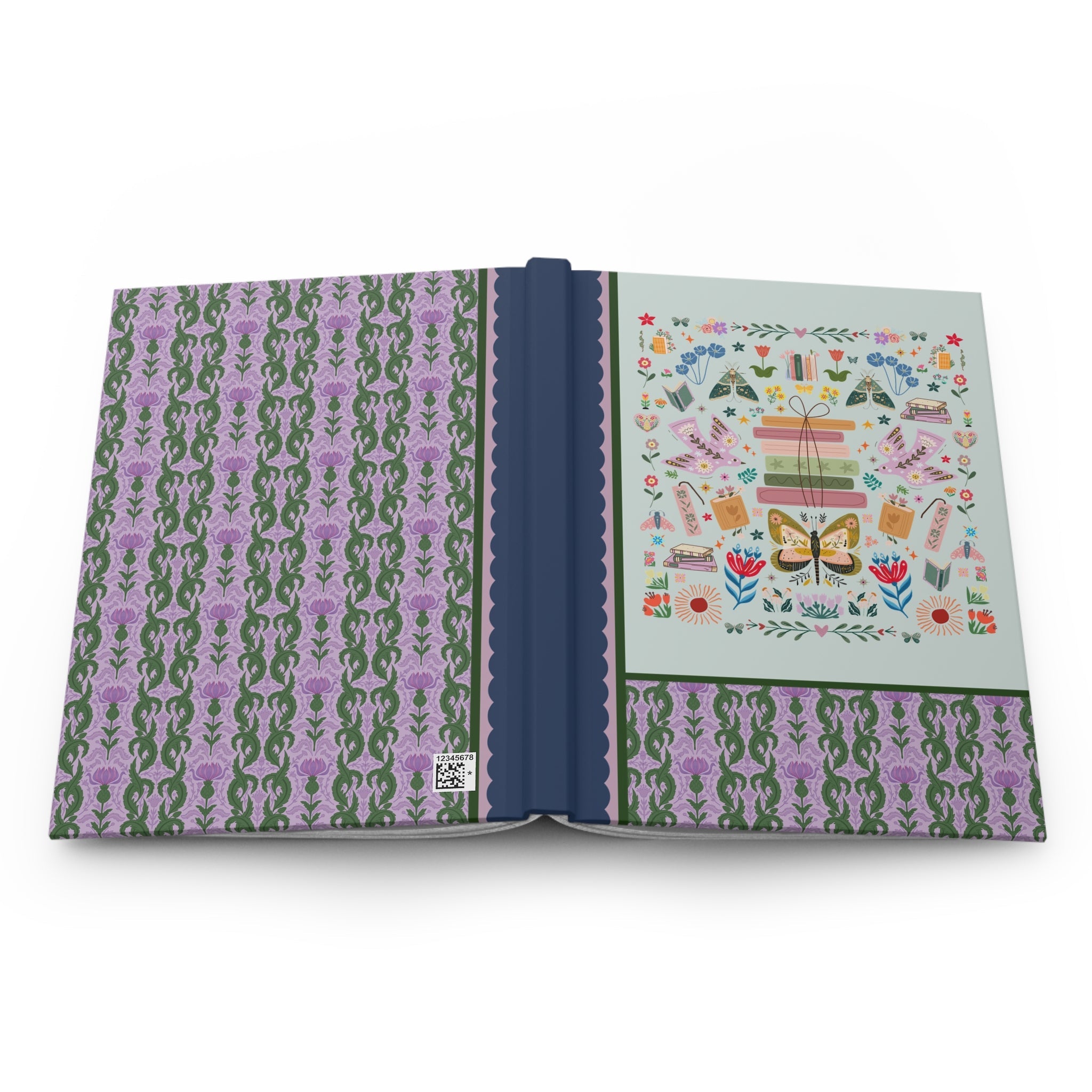 Bookish Folk Art Notebook - Opal and June