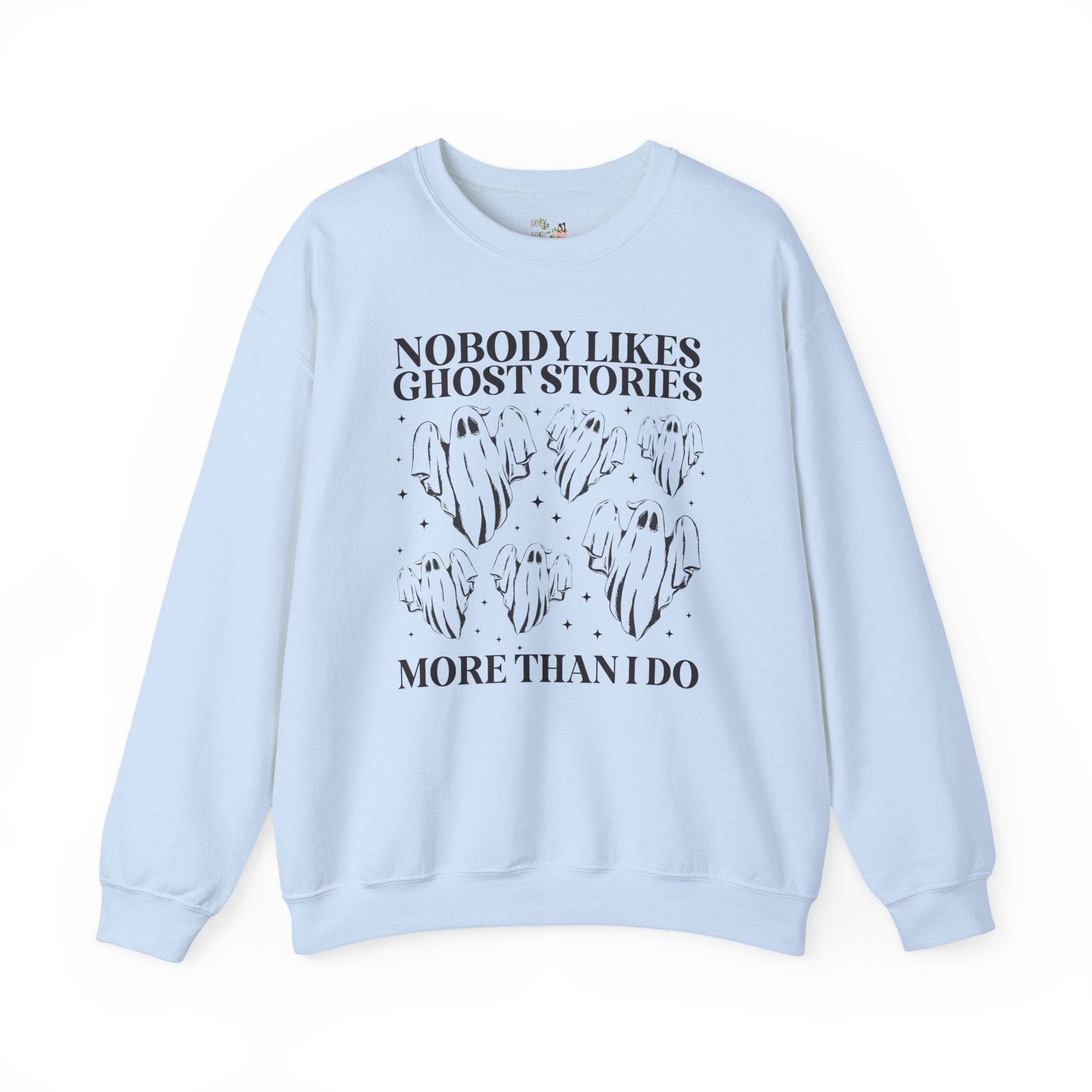 Bookish Halloween Sweatshirt for Horror Book Author or Friend Who Loves Ghost Stories, Funny Book Lover Gift Idea for Spooky Season or Fall - Opal and June