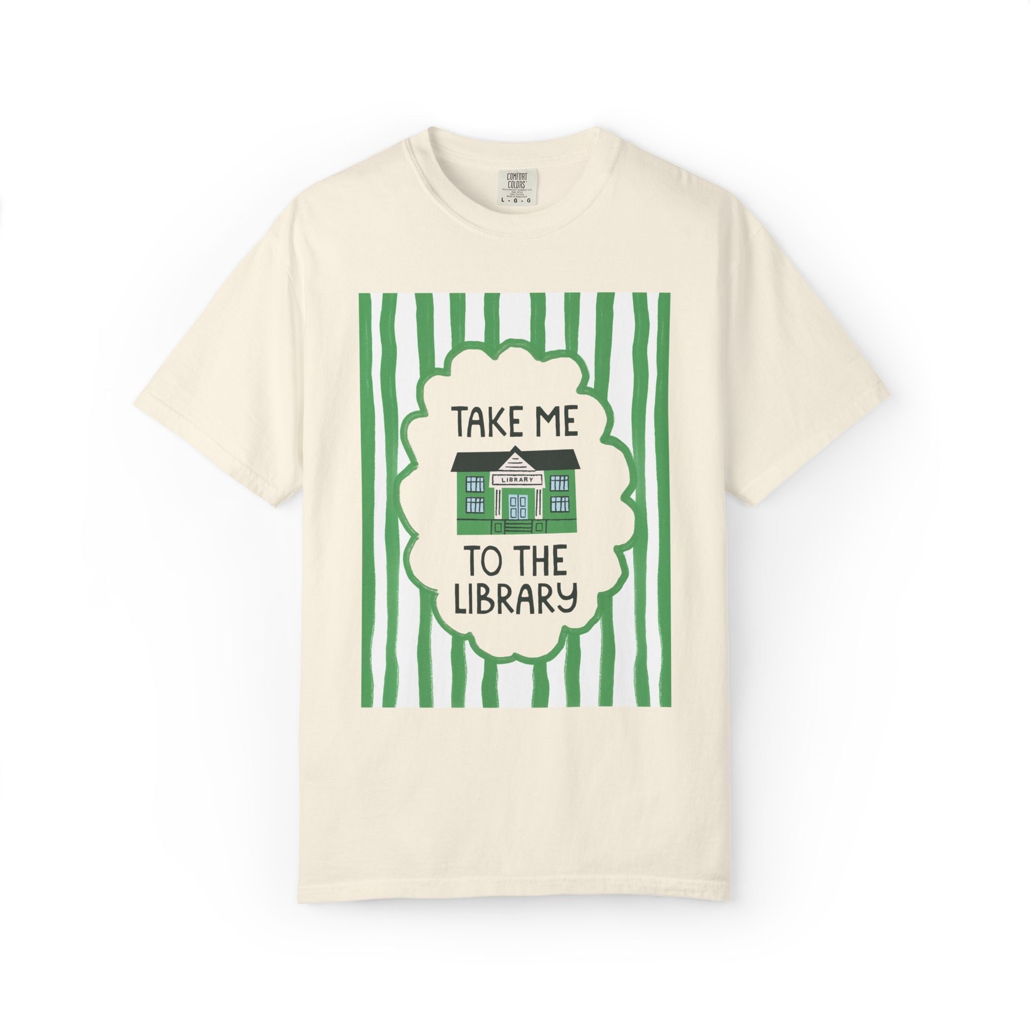 Bookish Librarian Tee Shirt for Bookworm or Romance Reader: Take Me To the Library, Silly Reading Teacher T-Shirt for Friend Who Loves Books - Opal and June