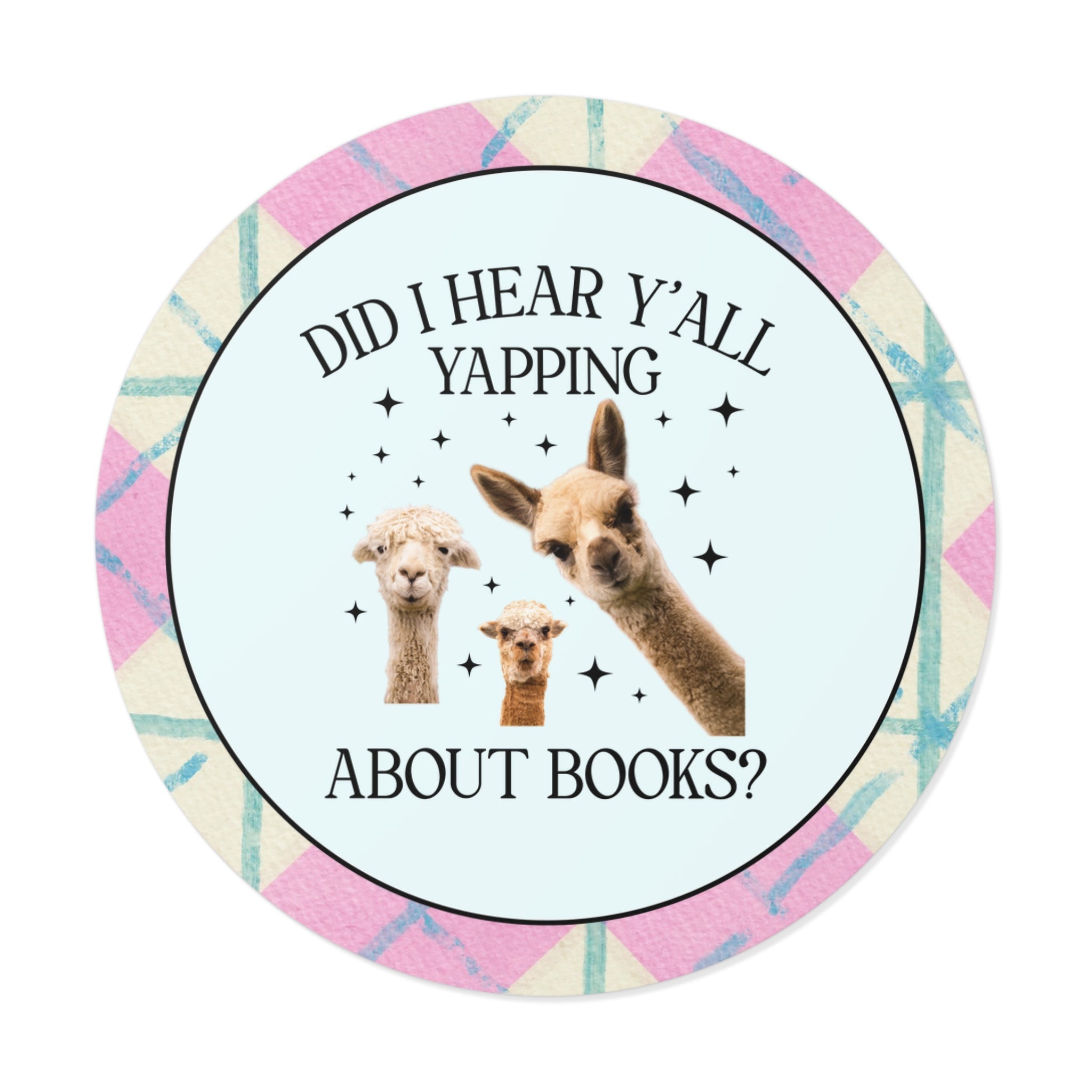 Bookish Llama Sticker for Bookworm or School Librarian - Opal and June