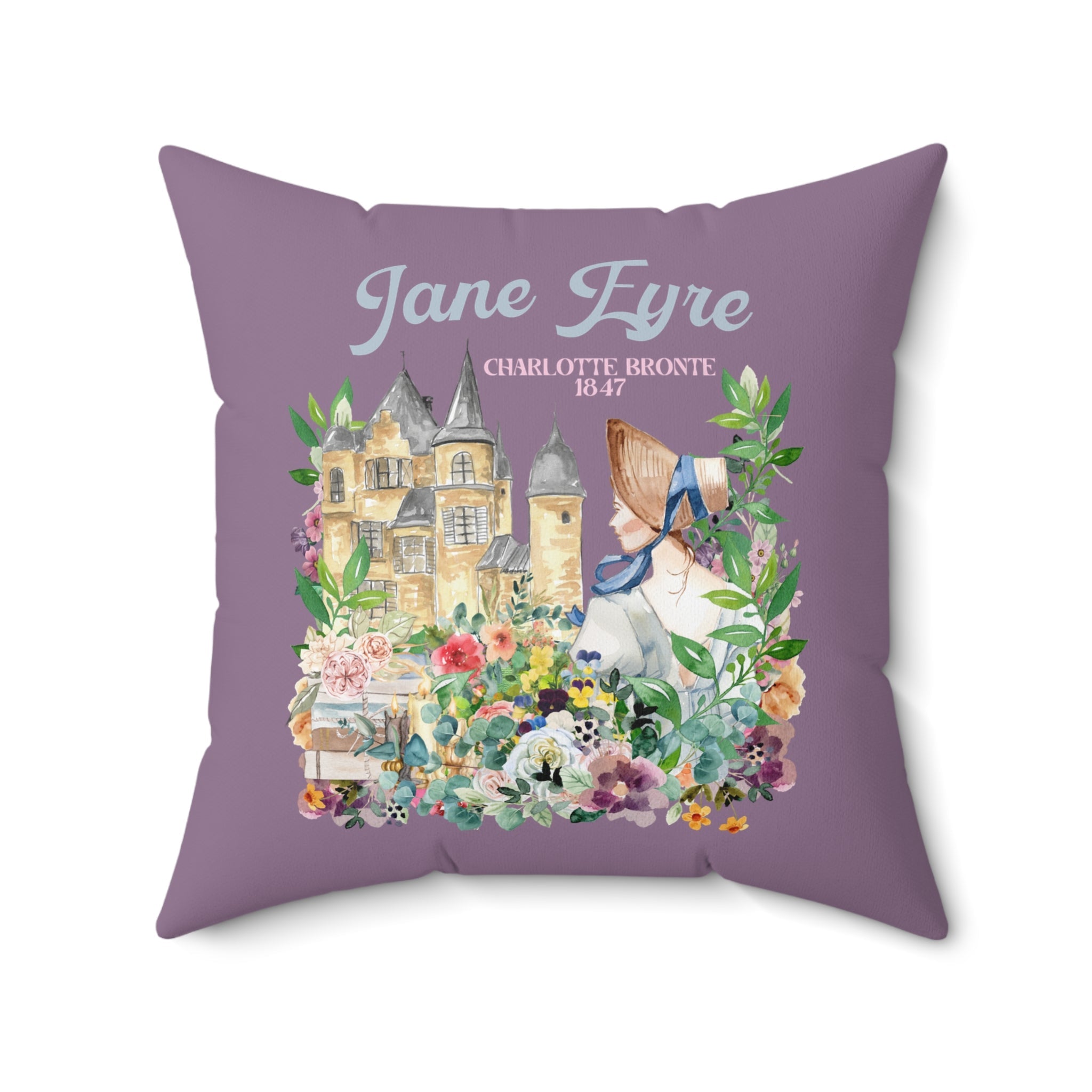 Bookish Pillow: Jane Eyre - Opal and June