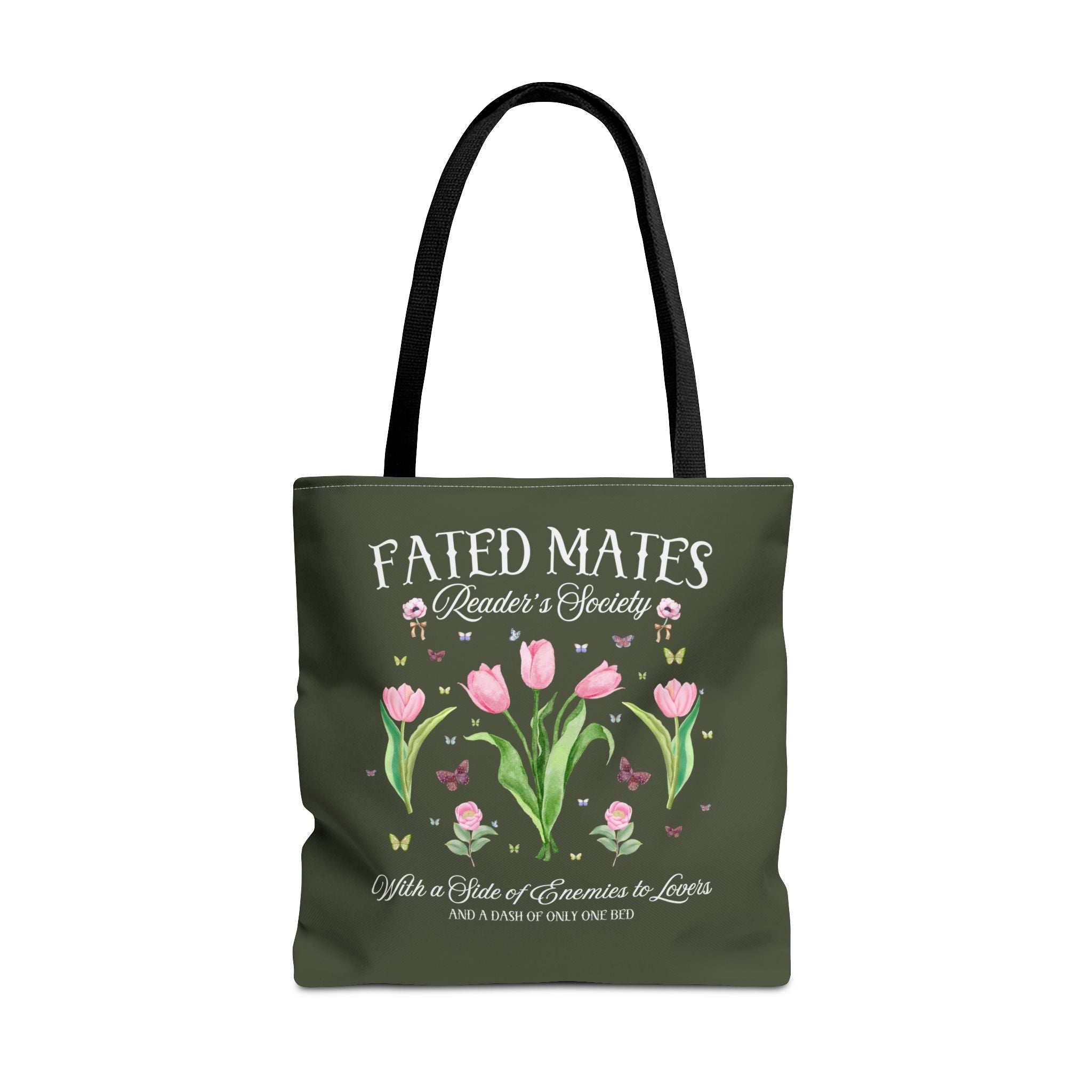 Bookish Romance Reader Tote Bag, Bookworm Who Loves Romantasy Romance Tropes - Opal and June