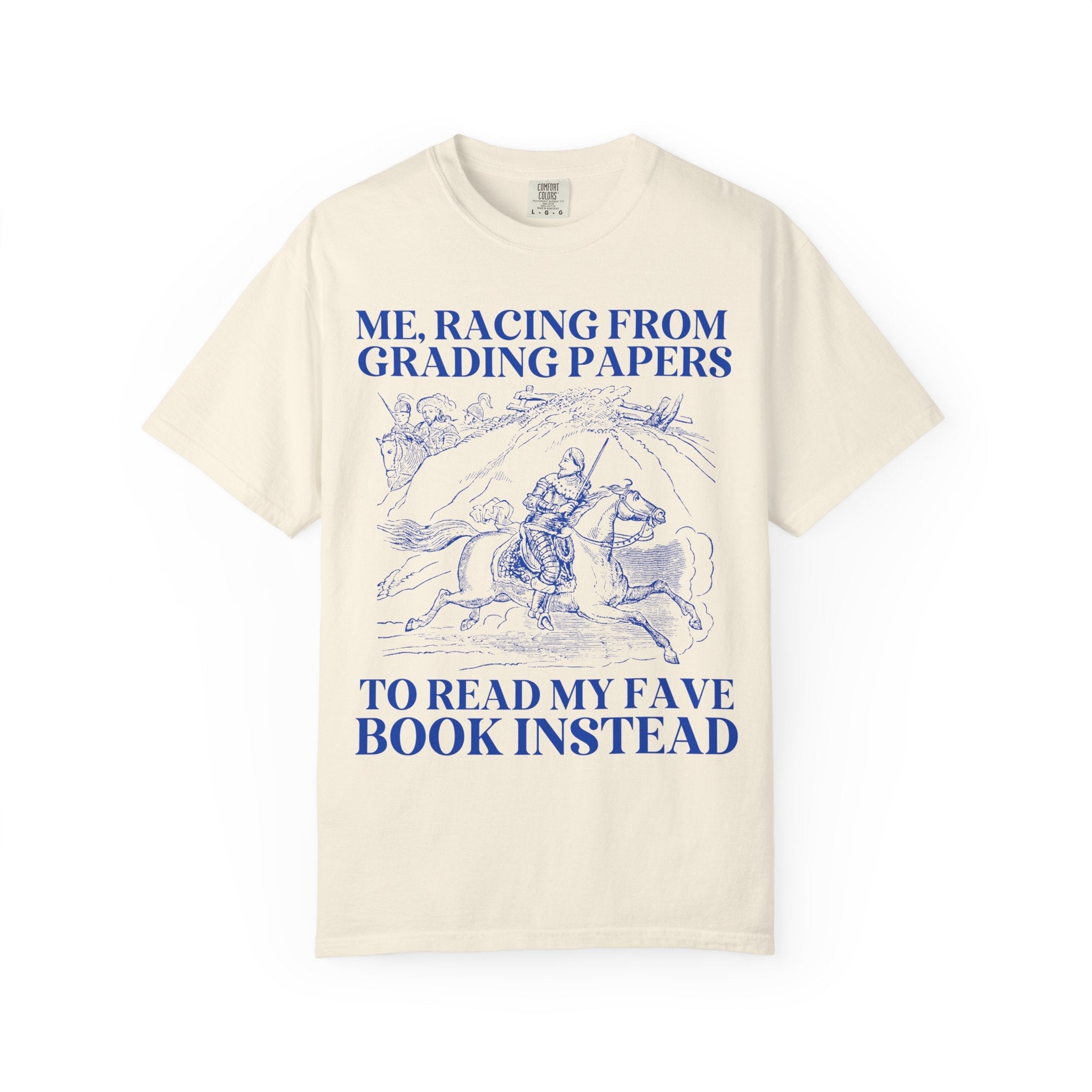 Bookish Teacher Tee Shirt with Funny Saying, High School Teacher Shirt, Funny Sarcastic Grading Tee for Junior High Teacher Who Loves Books - Opal and June