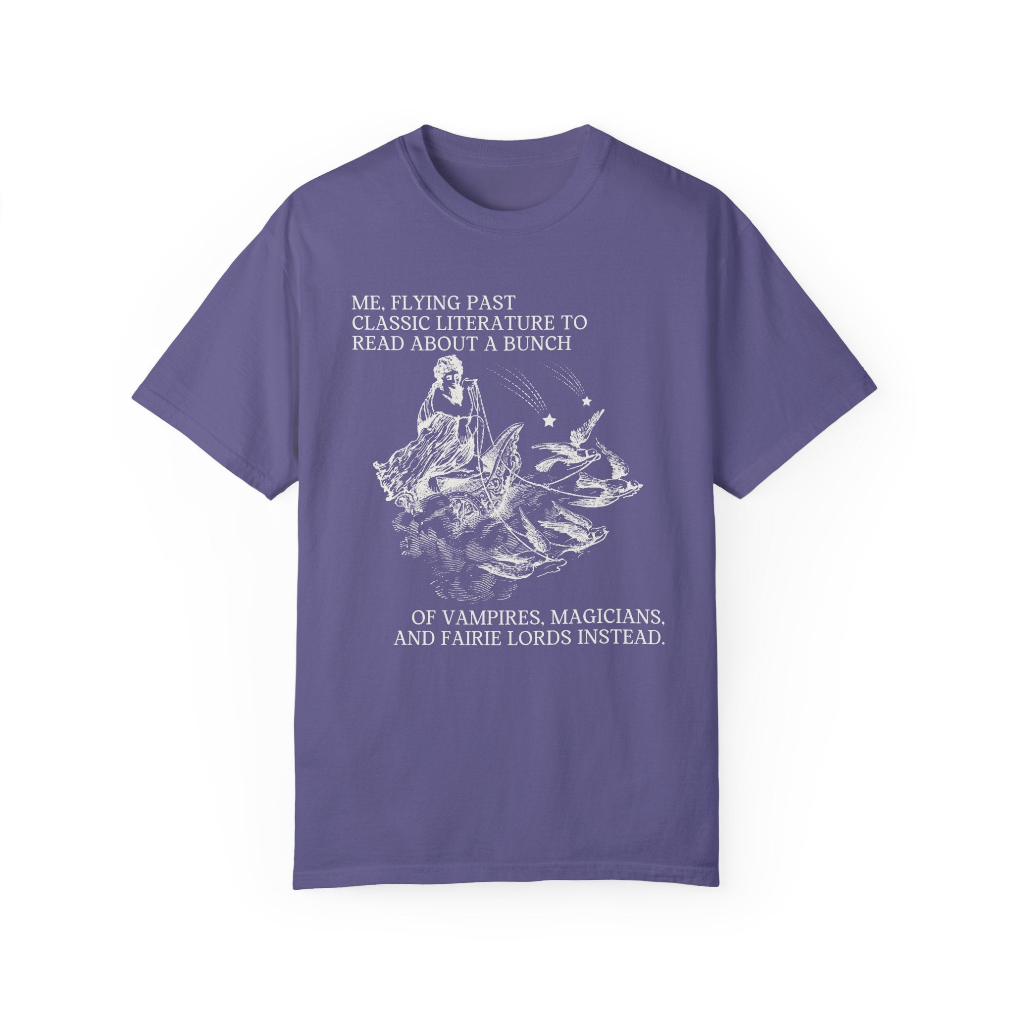 Bookish Tee Shirt for Fantasy Reader, Romantasy T-Shirt, Bookworm Who Loves Paranormal Romance Books, Funny Book Lover Gift, Romance Tropes - Opal and June