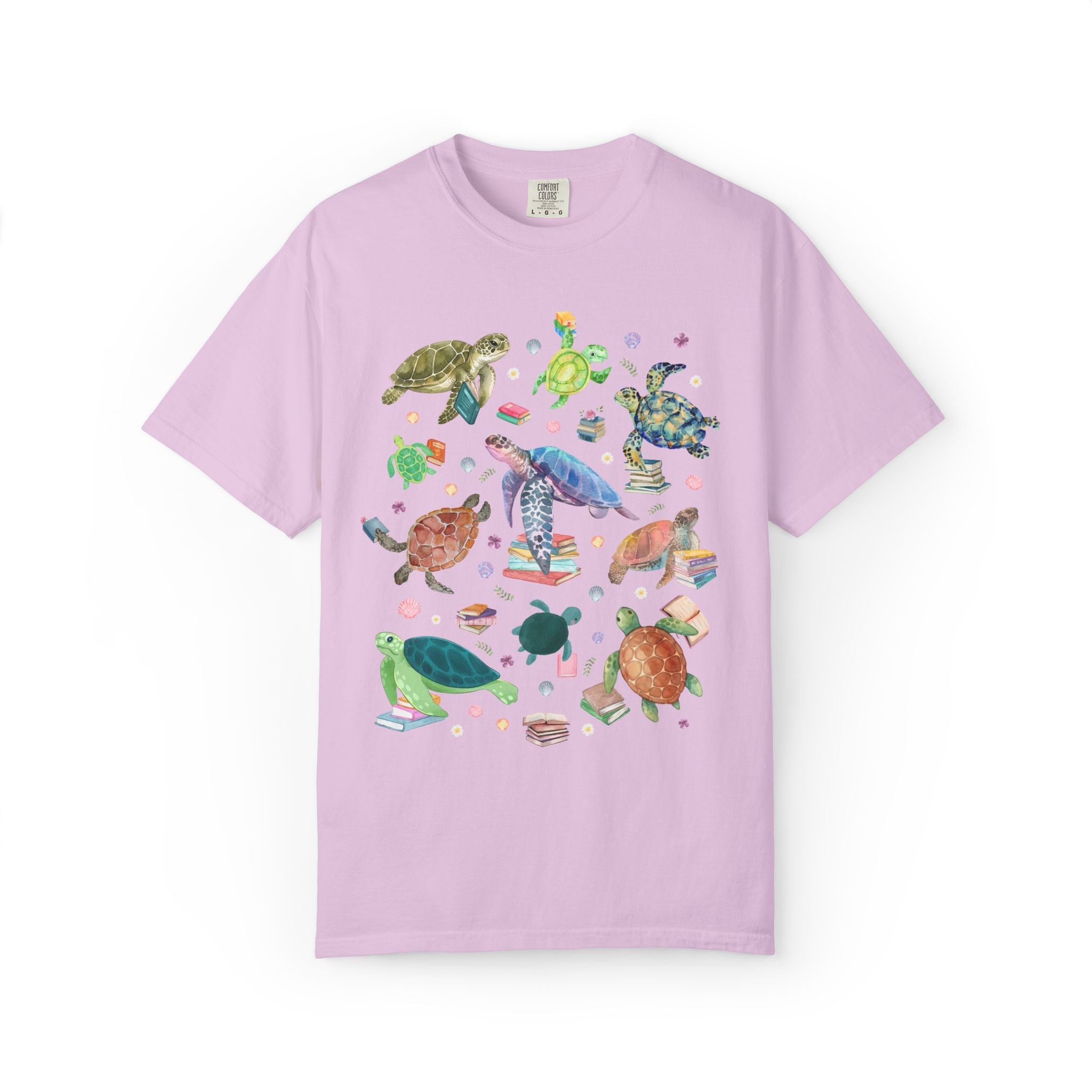 Bookish Turtle Tee Shirt - Opal and June