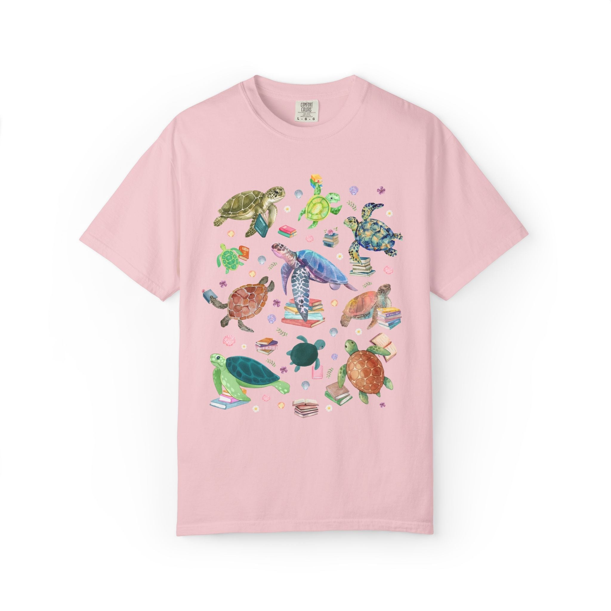 Bookish Turtle Tee Shirt - Opal and June