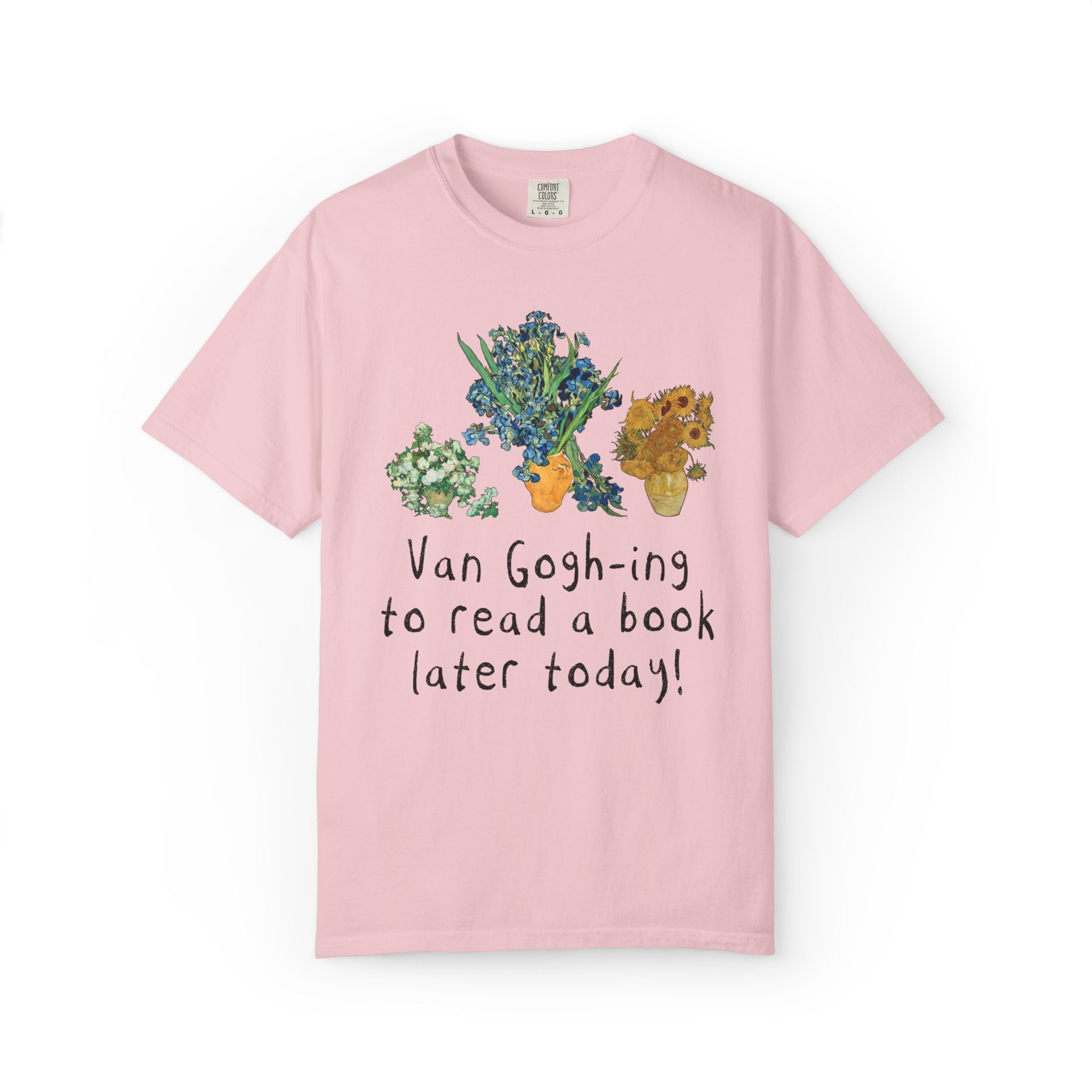 Bookish Vincent Van Gogh T-Shirt with Funny Saying: Silly Art History Lover T-Shirt for Romance Reader Who Loves Museums, Cute Bookworm Gift - Opal and June
