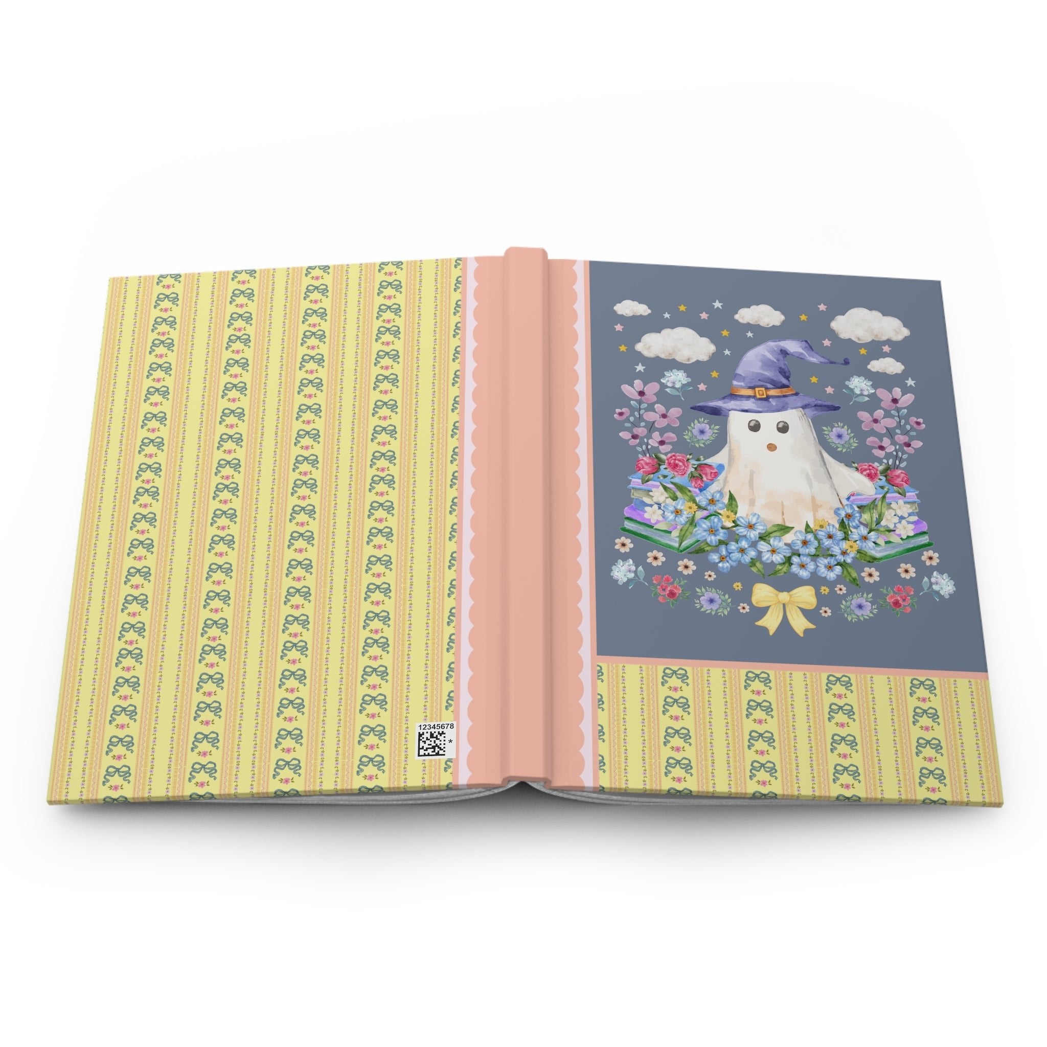 Bookish Wildflower Ghost Notebook - Opal and June