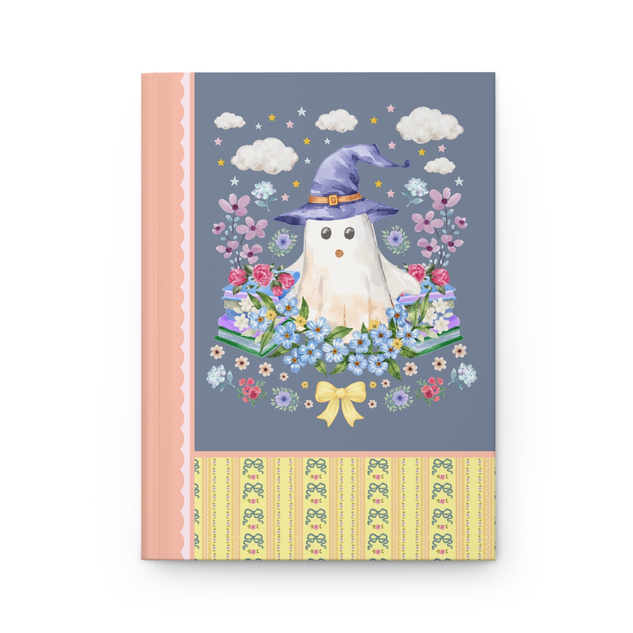 Bookish Wildflower Ghost Notebook - Opal and June