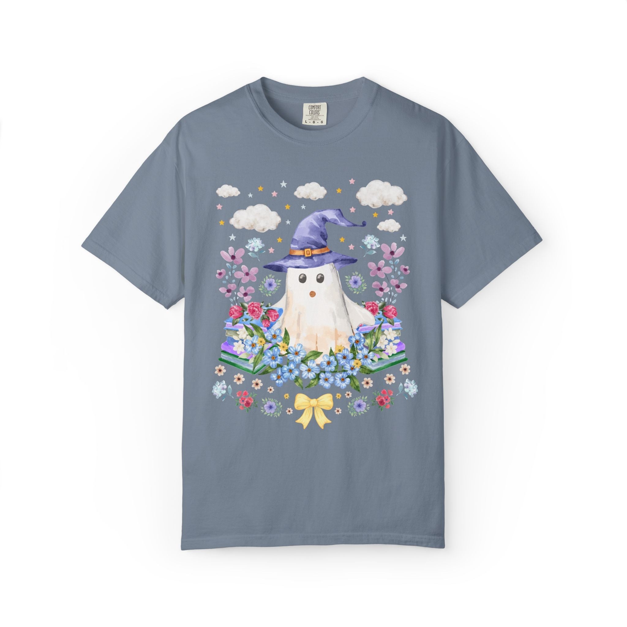 Bookish Wildflower Ghost Tee Shirt - Opal and June