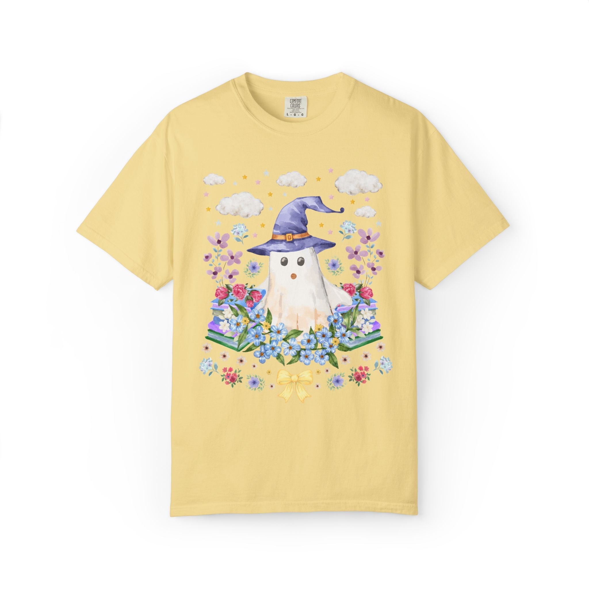 Bookish Wildflower Ghost Tee Shirt - Opal and June