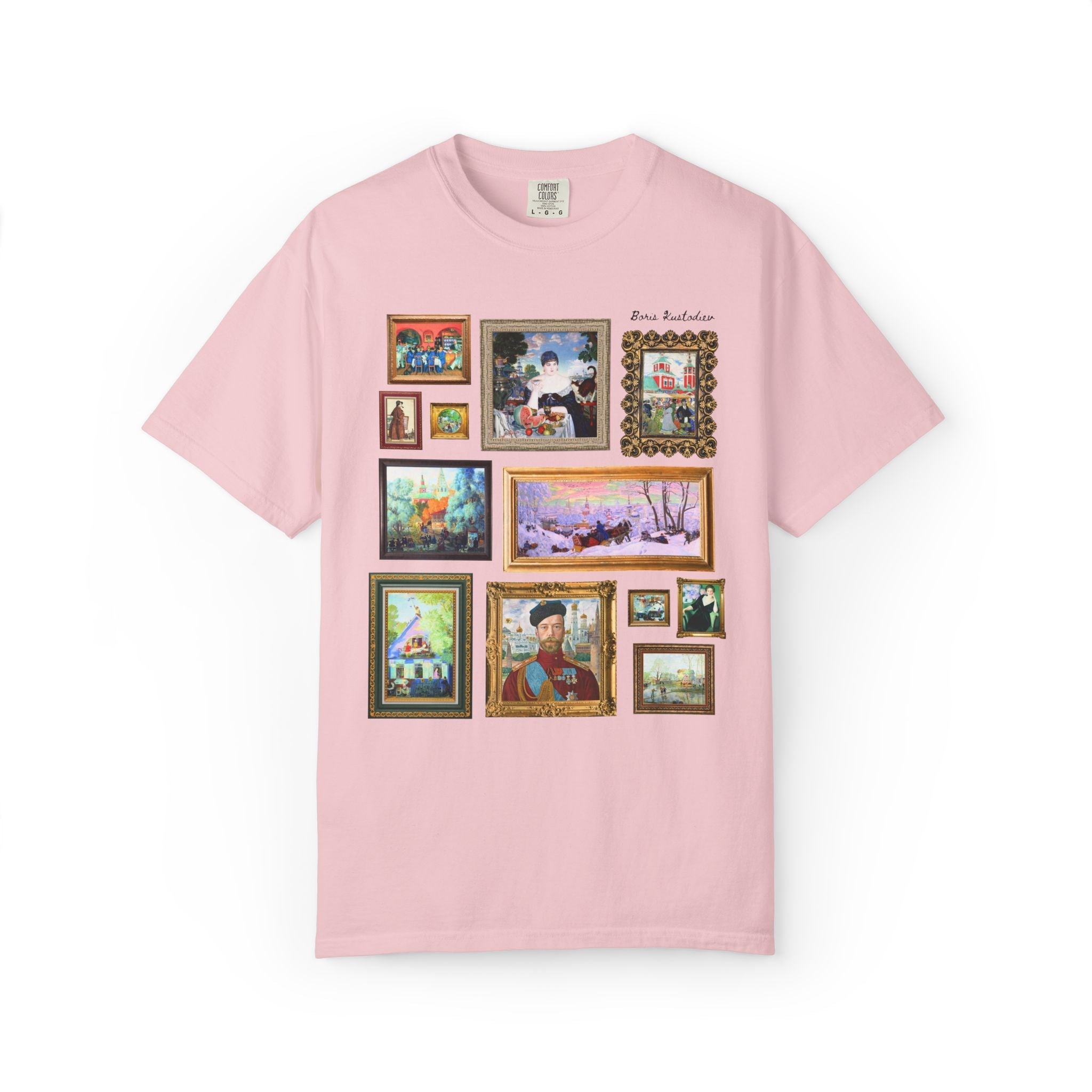 Boris Kustodiev Art History Buff Tee Shirt, Famous Russian Modernist Art, Tsar Nicholas II Painting, 19th Century Early 1900s History Buff - Opal and June