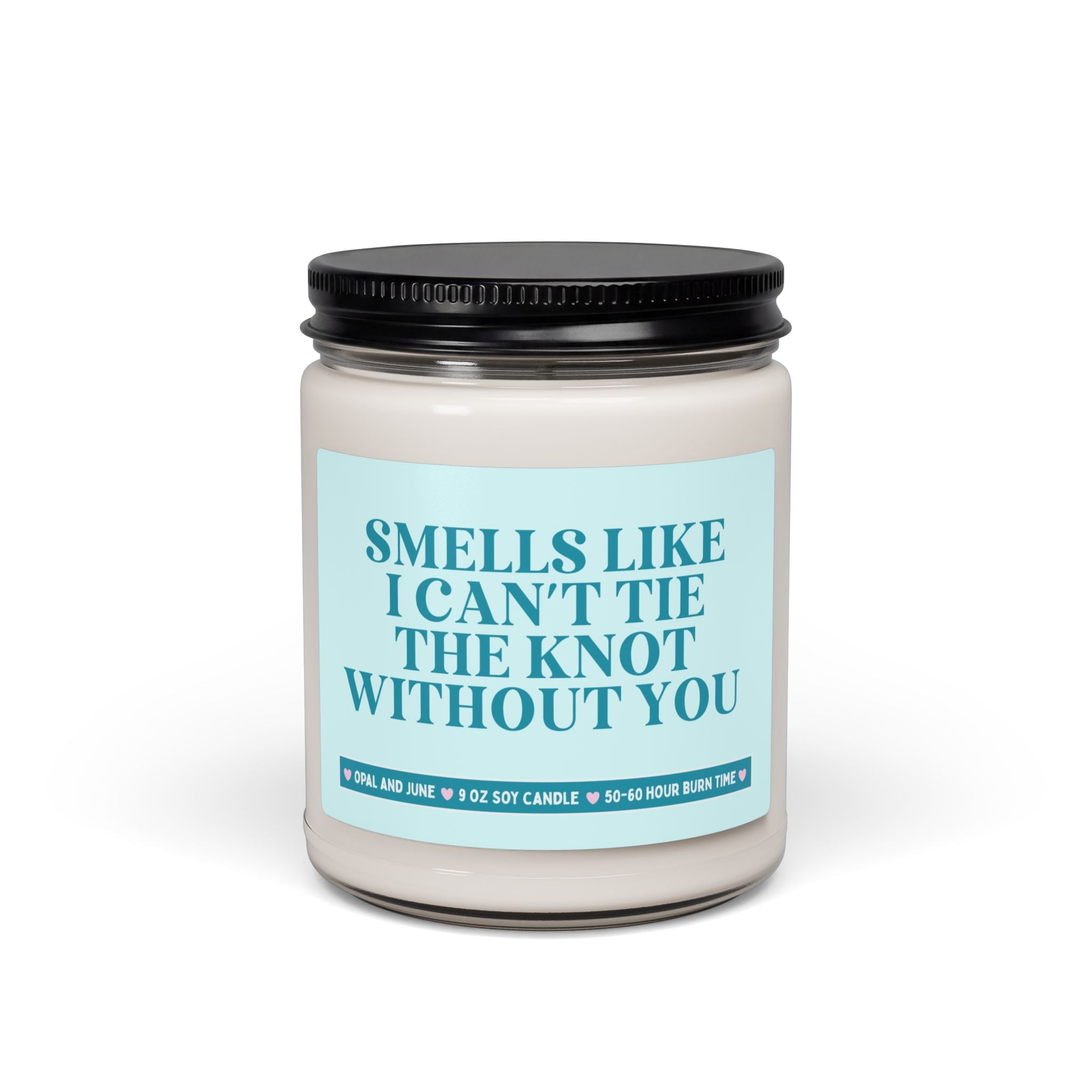 Bridesmaid Maid of Honor Proposal Gift: Smells Like I Can't Tie the Knot Without You, Bridesmaid Matron of Honor Gift, Newly Engaged Bride - Opal and June