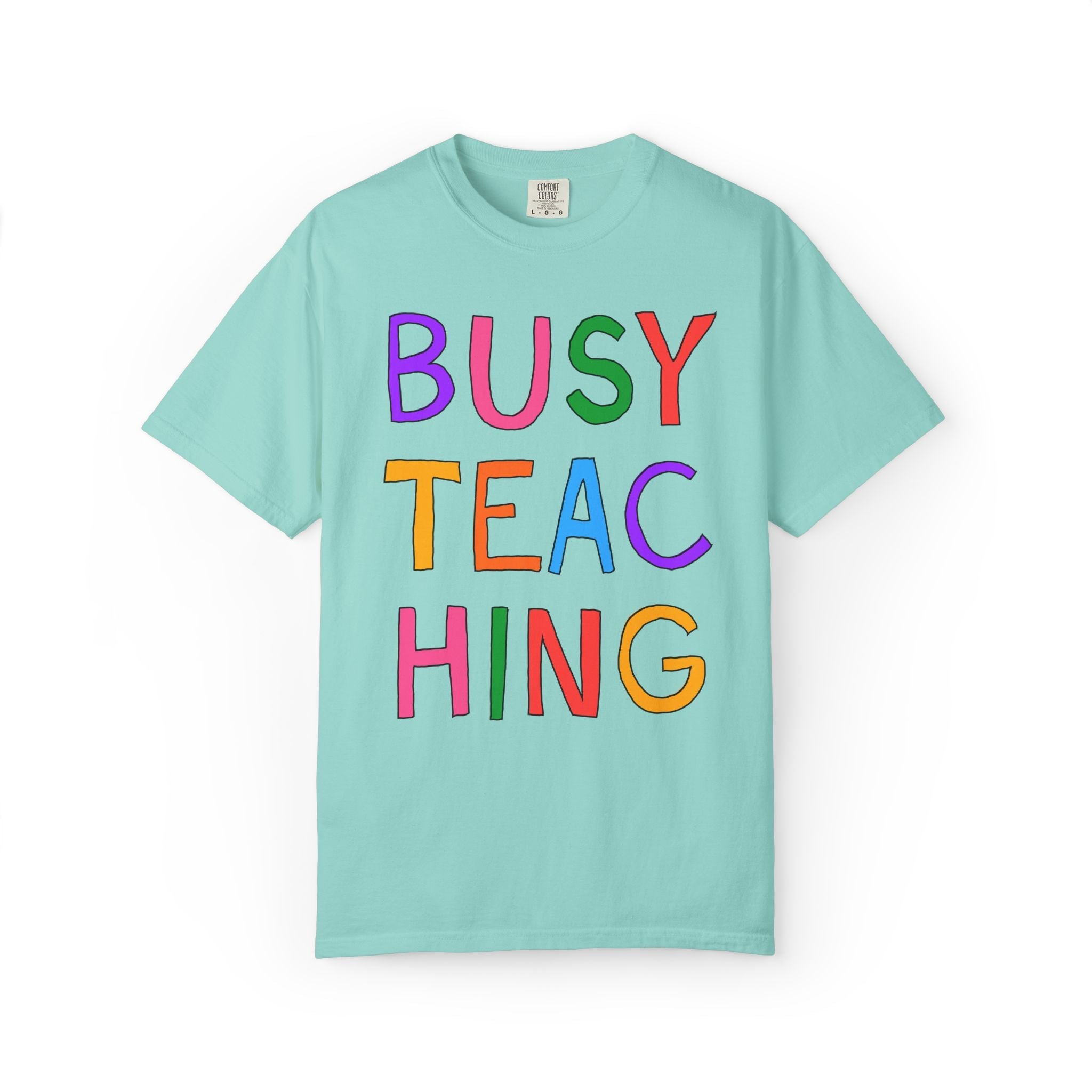 Busy Teaching Tee - Opal and June