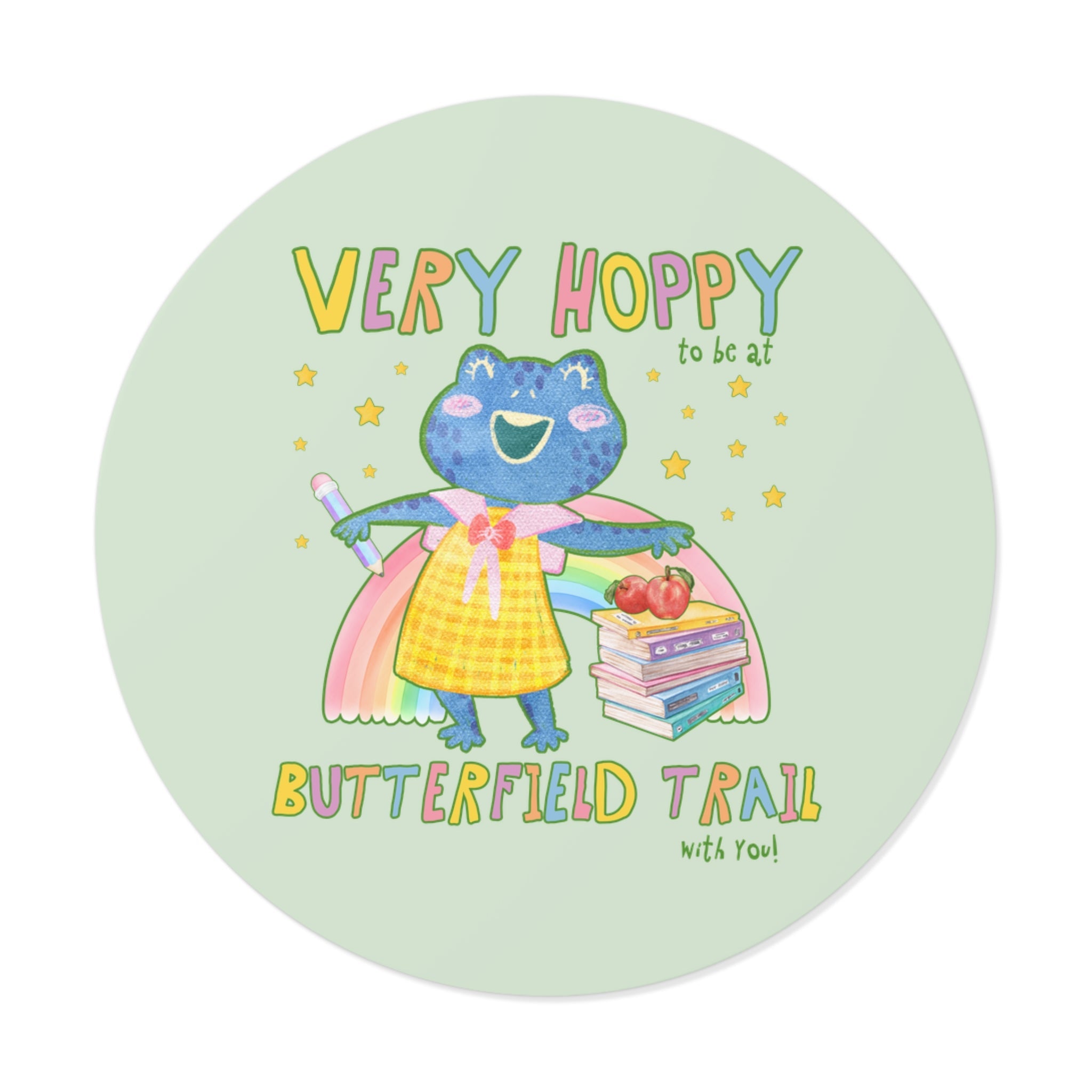 Butterfield Trail Elementary Sticker: Very Hoppy - Opal and June