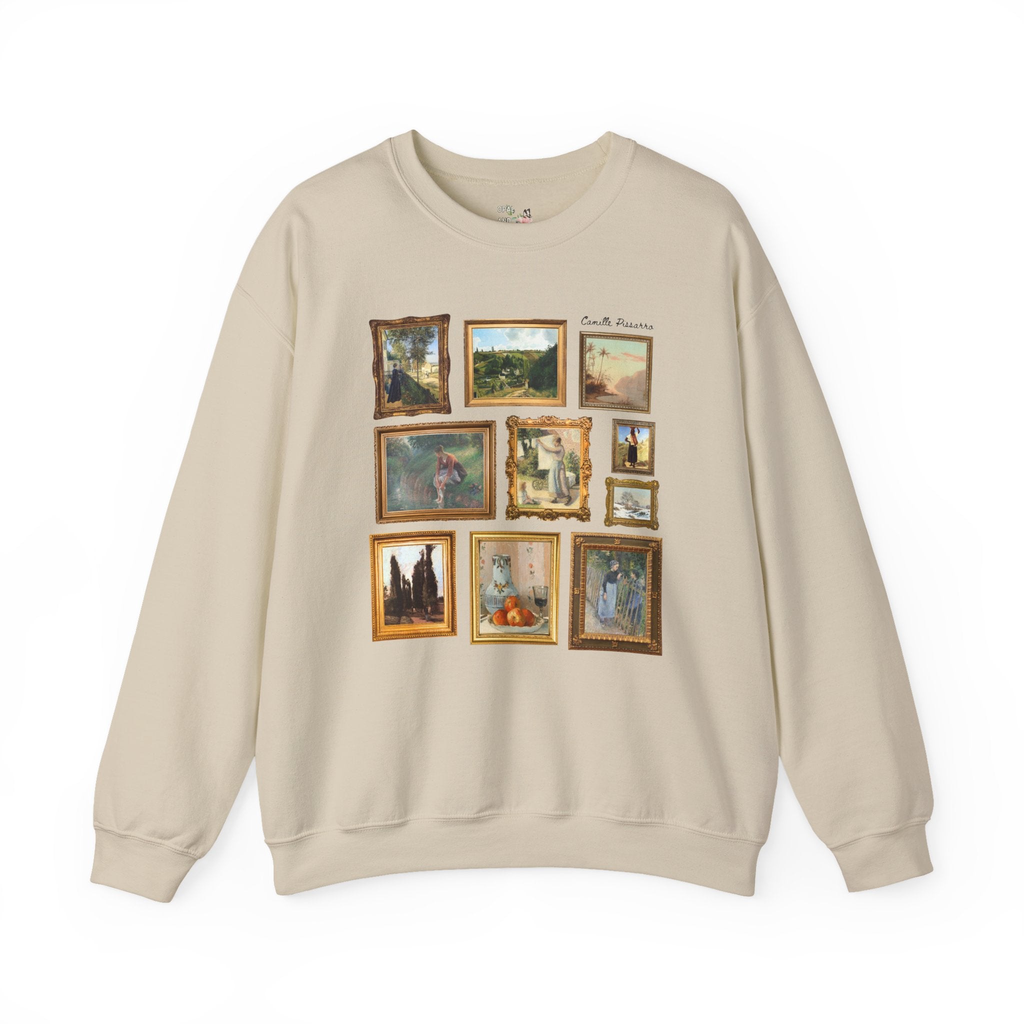 Camille Pissarro Art History Sweatshirt: Famous Impressionist Paintings, Post - Impressionist Art, 19th Century Art, Humanites Major Present - Opal and June